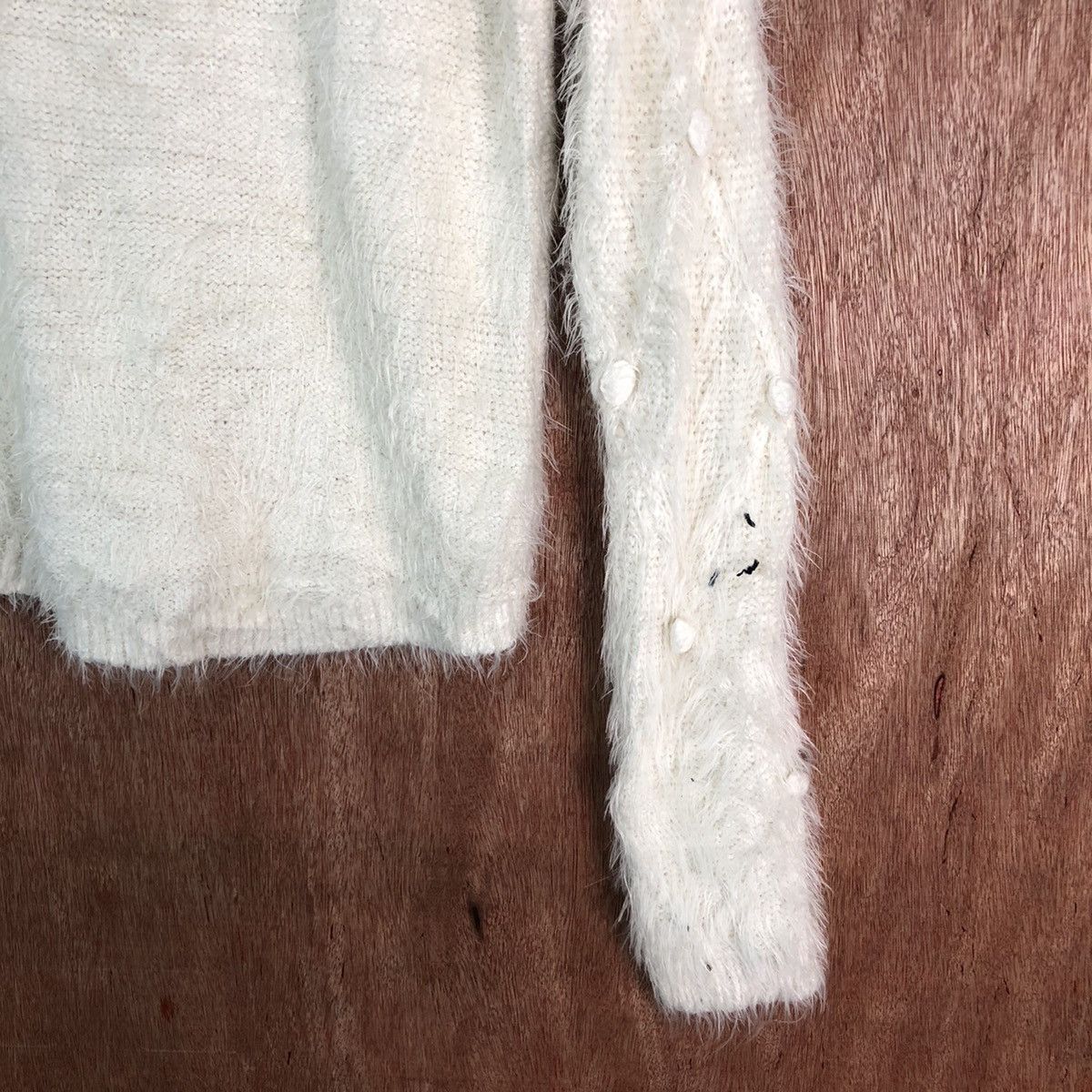 Aran Isles Knitwear Redherring Shag Shaggy Fur Mohair Knitwear #6494 Size M / US 6-8 / IT 42-44 - 11 Thumbnail