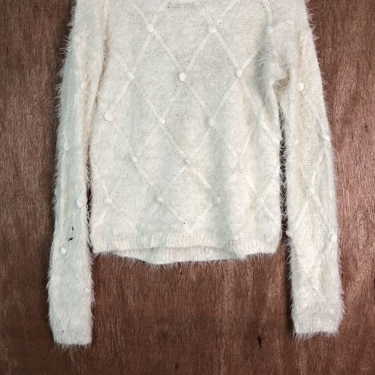 Aran Isles Knitwear Redherring Shag Shaggy Fur Mohair Knitwear #6494 Size M / US 6-8 / IT 42-44 - 3 Thumbnail