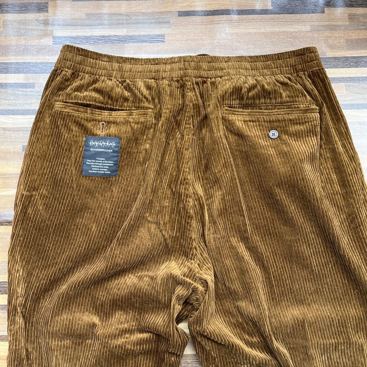 Undercover Baggy GU X UNDERCOVER FW21 Collection Corduroy Jun Takahashi Size US 34 / EU 50 - 18 Thumbnail