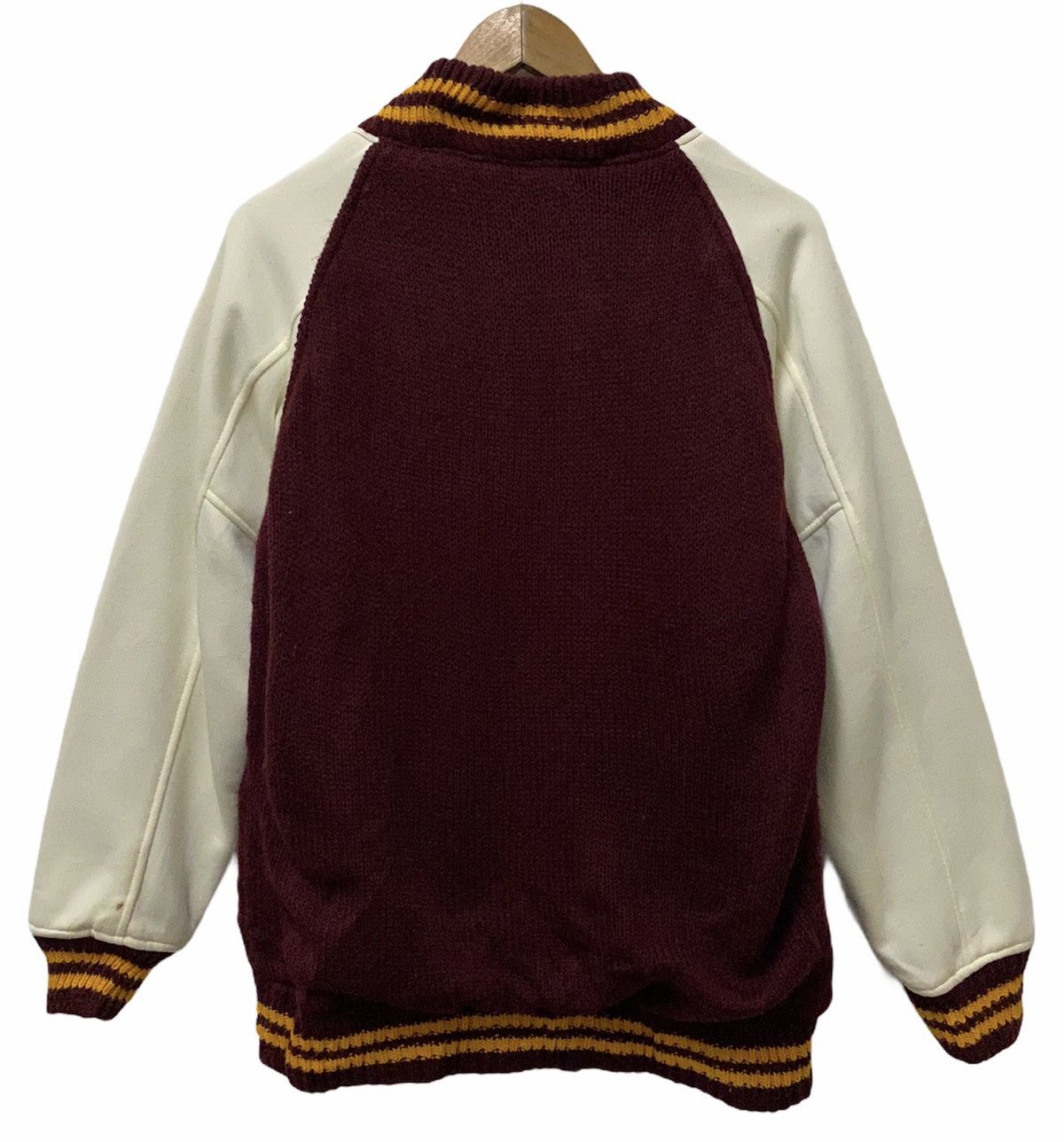 Vintage 🇯🇵Generate Knitted Varsity Jacket With Patch Logo Size US M / EU 48-50 / 2 - 5 Thumbnail