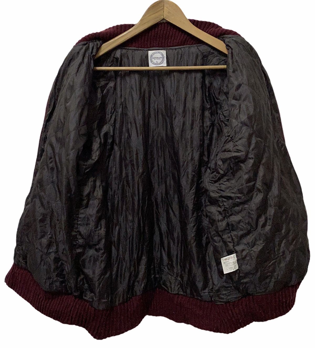 Vintage 🇯🇵Generate Knitted Varsity Jacket With Patch Logo Size US M / EU 48-50 / 2 - 6 Thumbnail