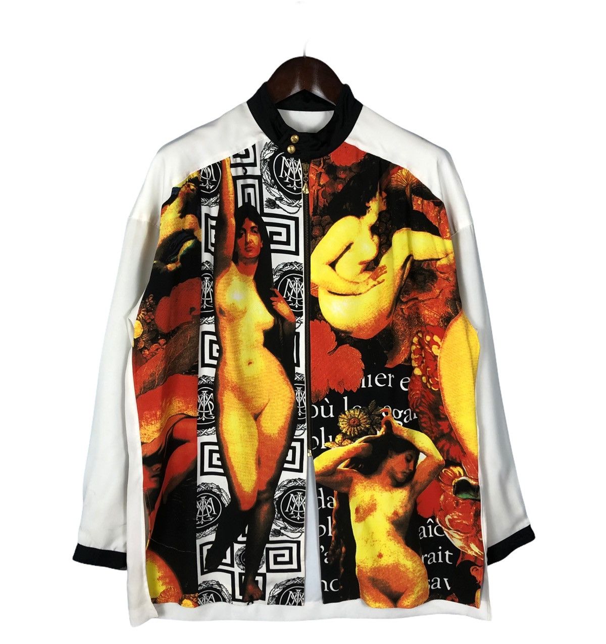 image of Luna Mattino Japanese Designer Jacket in White, Men's (Size Large)