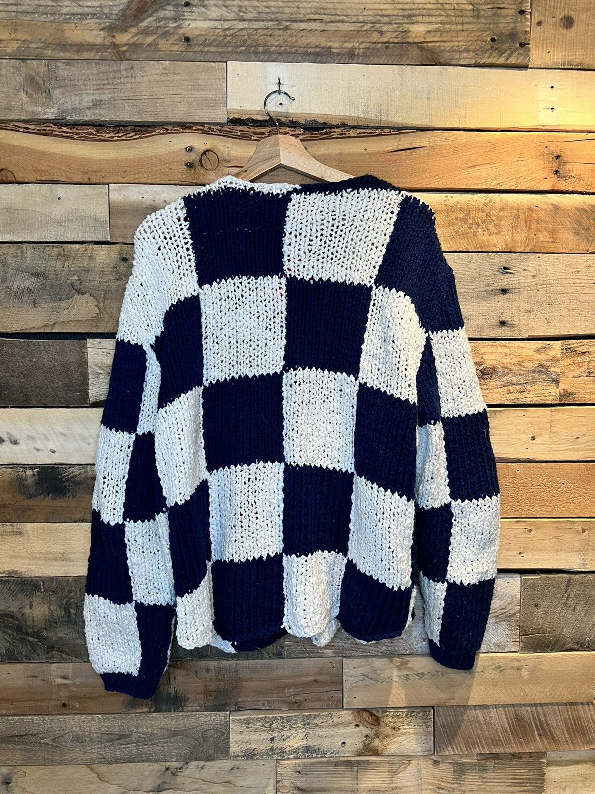 The Elder Statesman Hand Knit Squares Cardigan Size US S / EU 44-46 / 1 - 2 Thumbnail