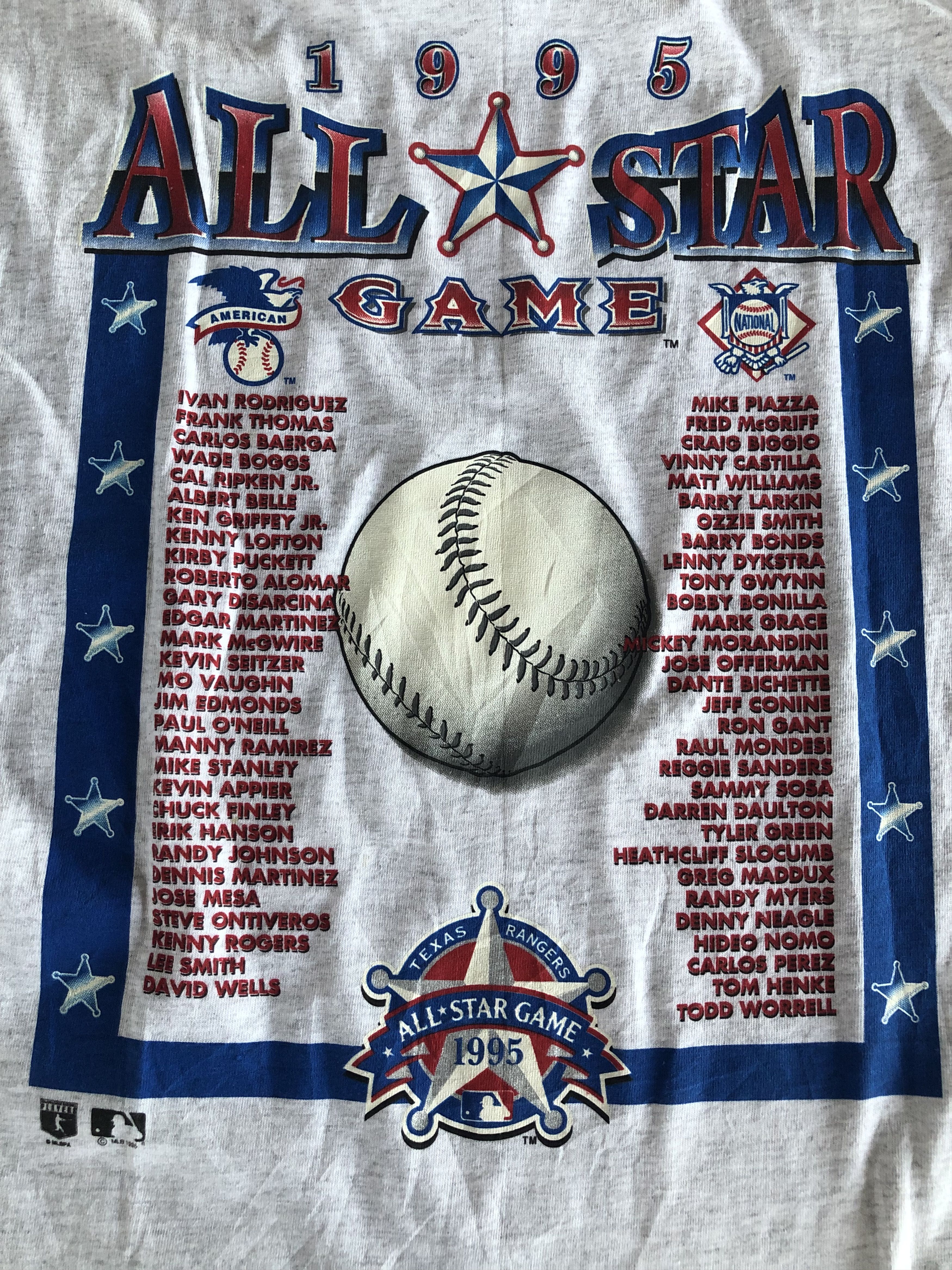 MLB VINTAGE 1995 MLB ALL STAR SINGLE STITCH TEE Size US L / EU 52-54 / 3 - 8 Thumbnail