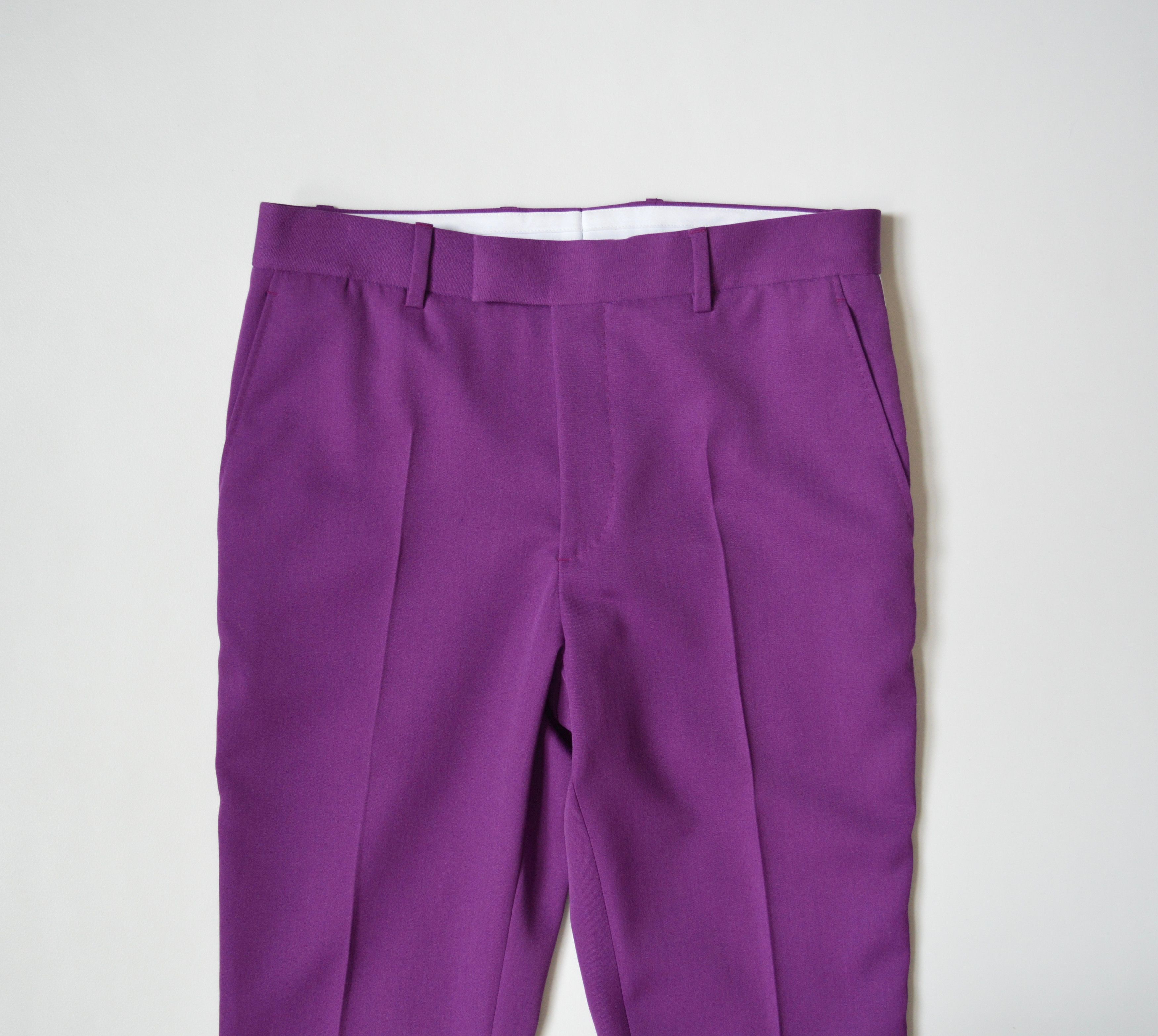Calvin Klein 205W39NYC A/W 19 Brigade Side Stripe Wool Trousers Size US 30 / EU 46 - 3 Thumbnail
