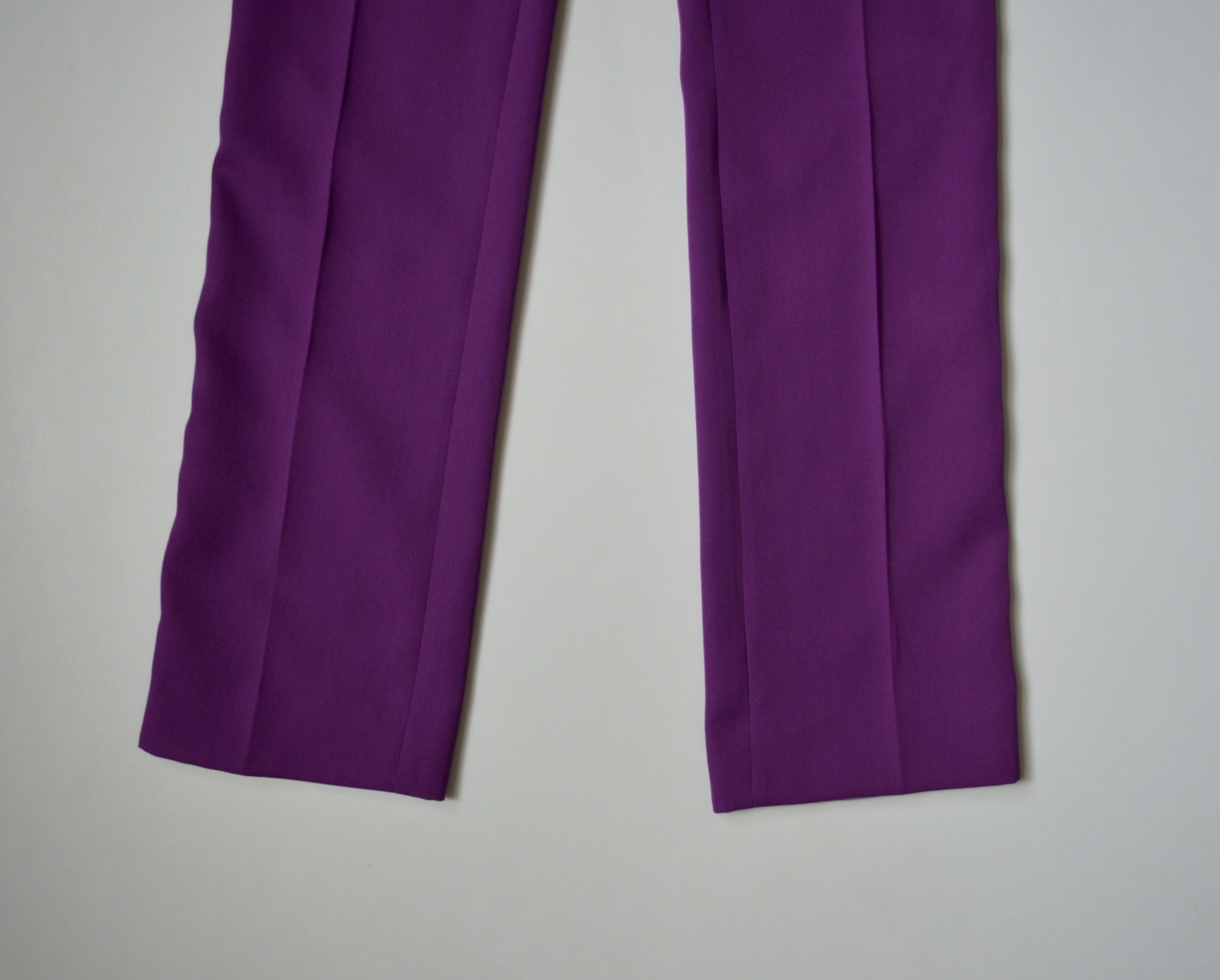 Calvin Klein 205W39NYC A/W 19 Brigade Side Stripe Wool Trousers Size US 30 / EU 46 - 5 Thumbnail