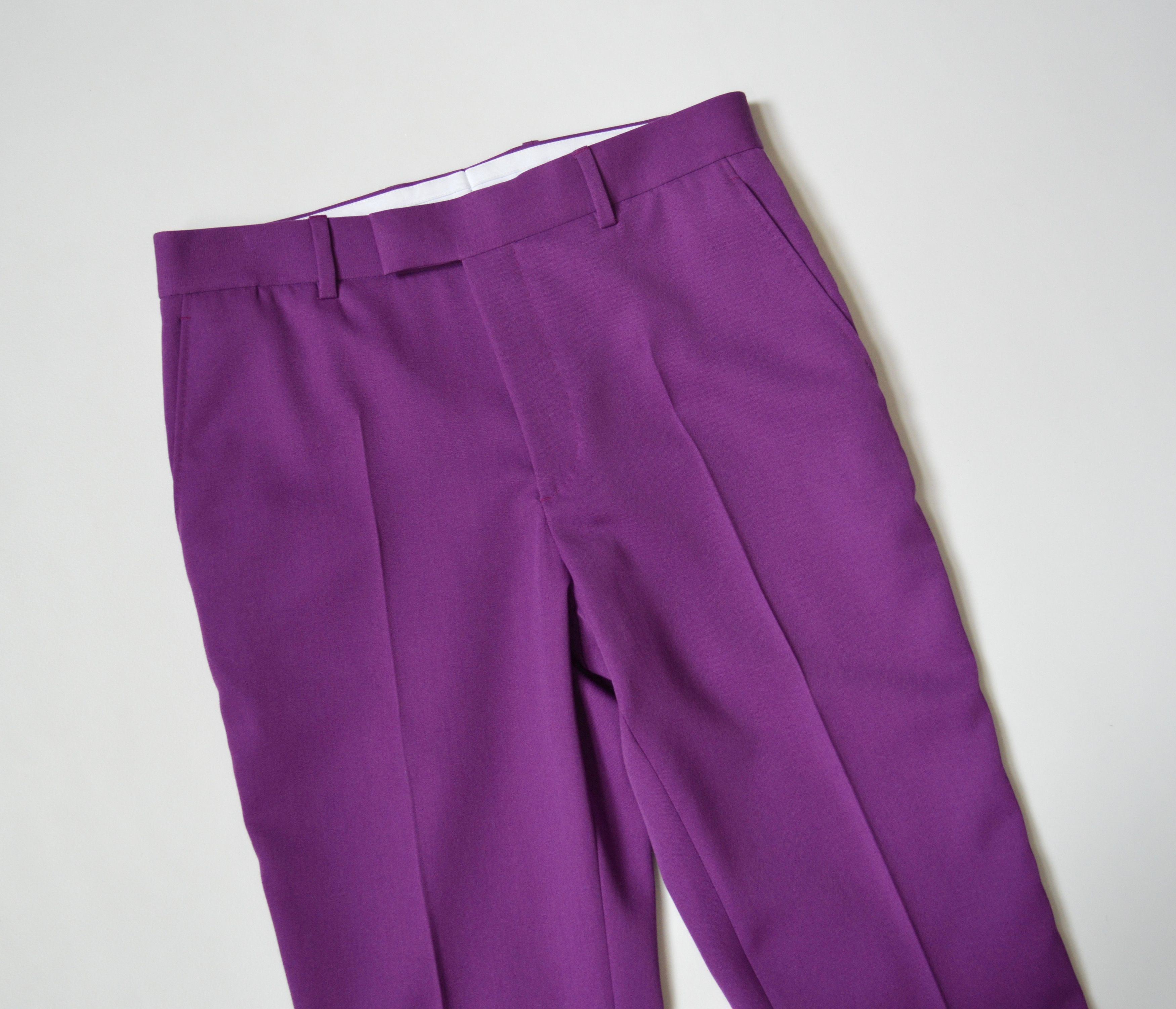 Calvin Klein 205W39NYC A/W 19 Brigade Side Stripe Wool Trousers Size US 30 / EU 46 - 4 Thumbnail