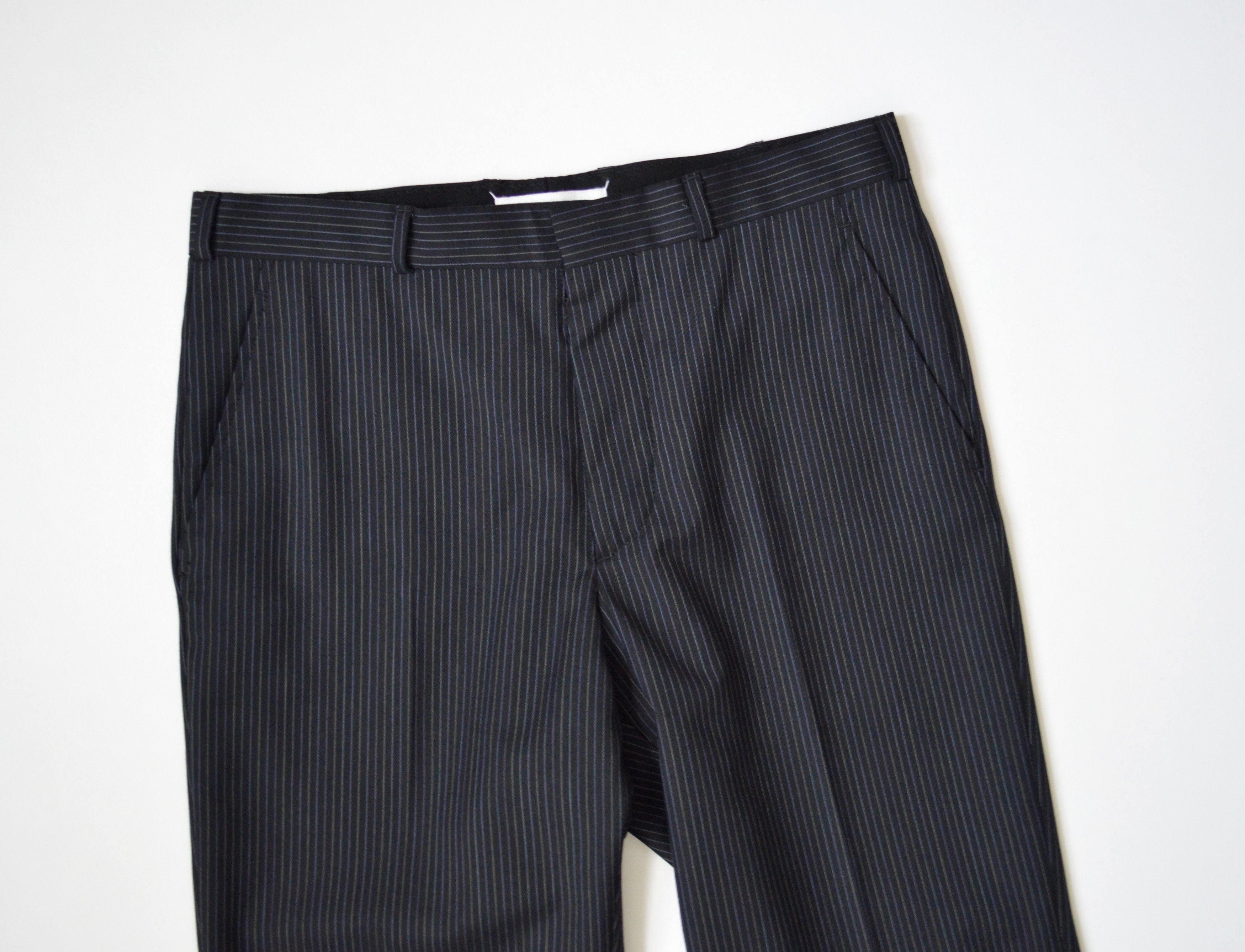 Maison Margiela S/S 12 Multicoloured Pin Stripe Trousers Size US 31 - 3 Thumbnail