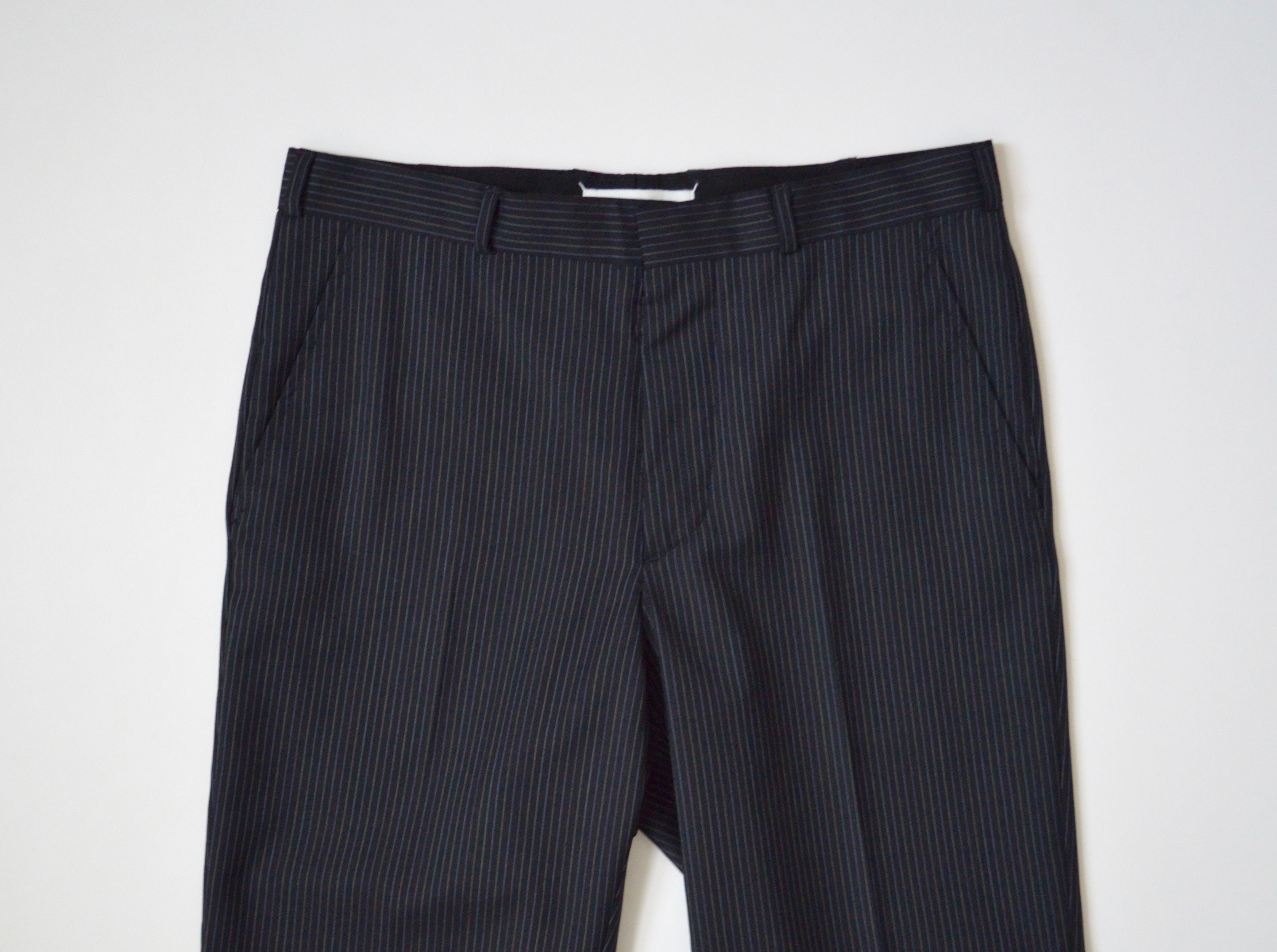 Maison Margiela S/S 12 Multicoloured Pin Stripe Trousers Size US 31 - 2 Thumbnail