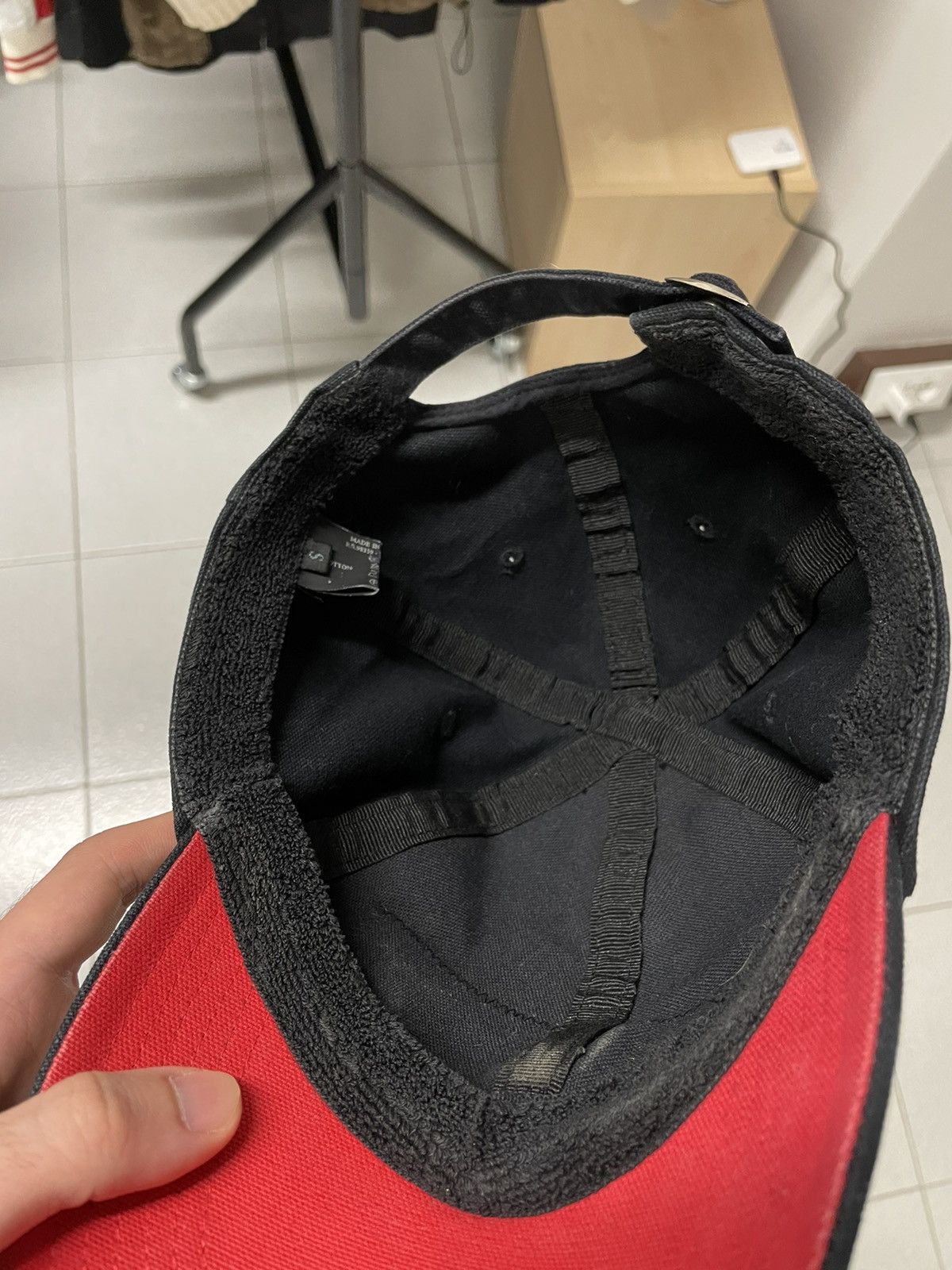 Prada 2003 Luna Rossa challenge sailing red tab line logo hat Size ONE SIZE - 5 Thumbnail