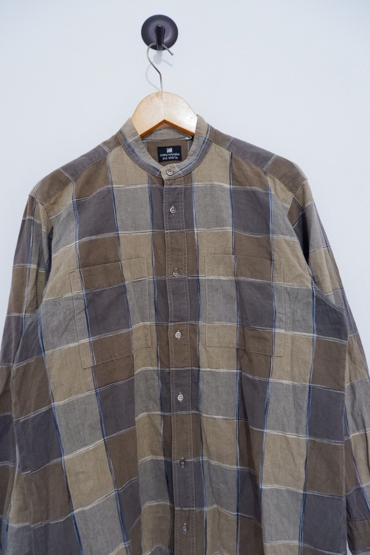 Issey Miyake Vintage Issey Miyake Mandarin Collar Shirt Size US M / EU 48-50 / 2 - 3 Thumbnail