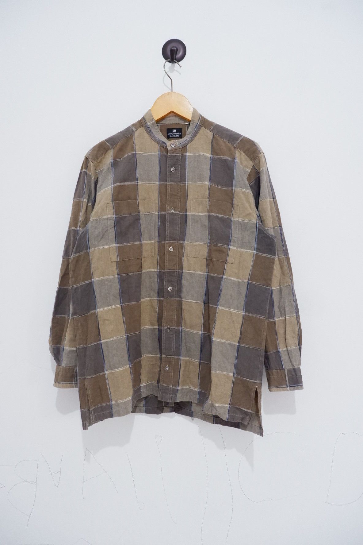 Issey Miyake Vintage Issey Miyake Mandarin Collar Shirt Size US M / EU 48-50 / 2 - 1 Thumbnail