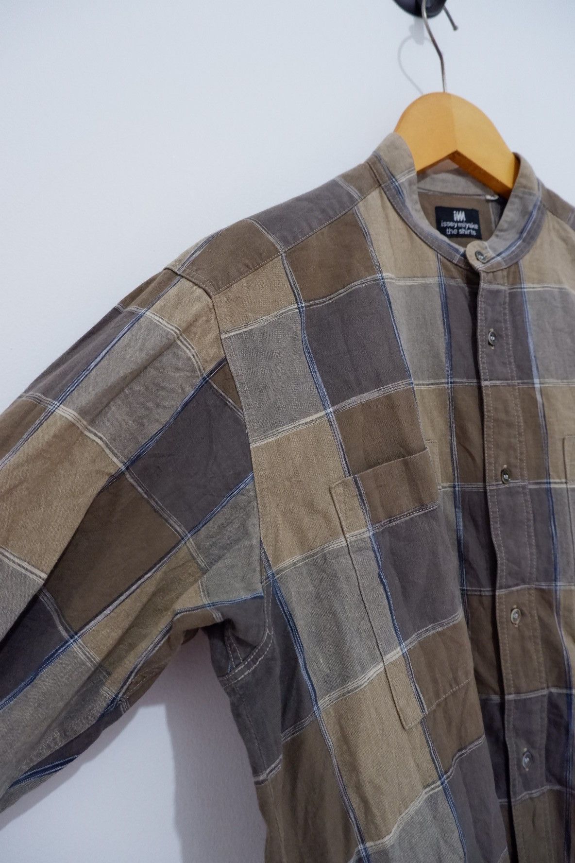 Issey Miyake Vintage Issey Miyake Mandarin Collar Shirt Size US M / EU 48-50 / 2 - 4 Thumbnail