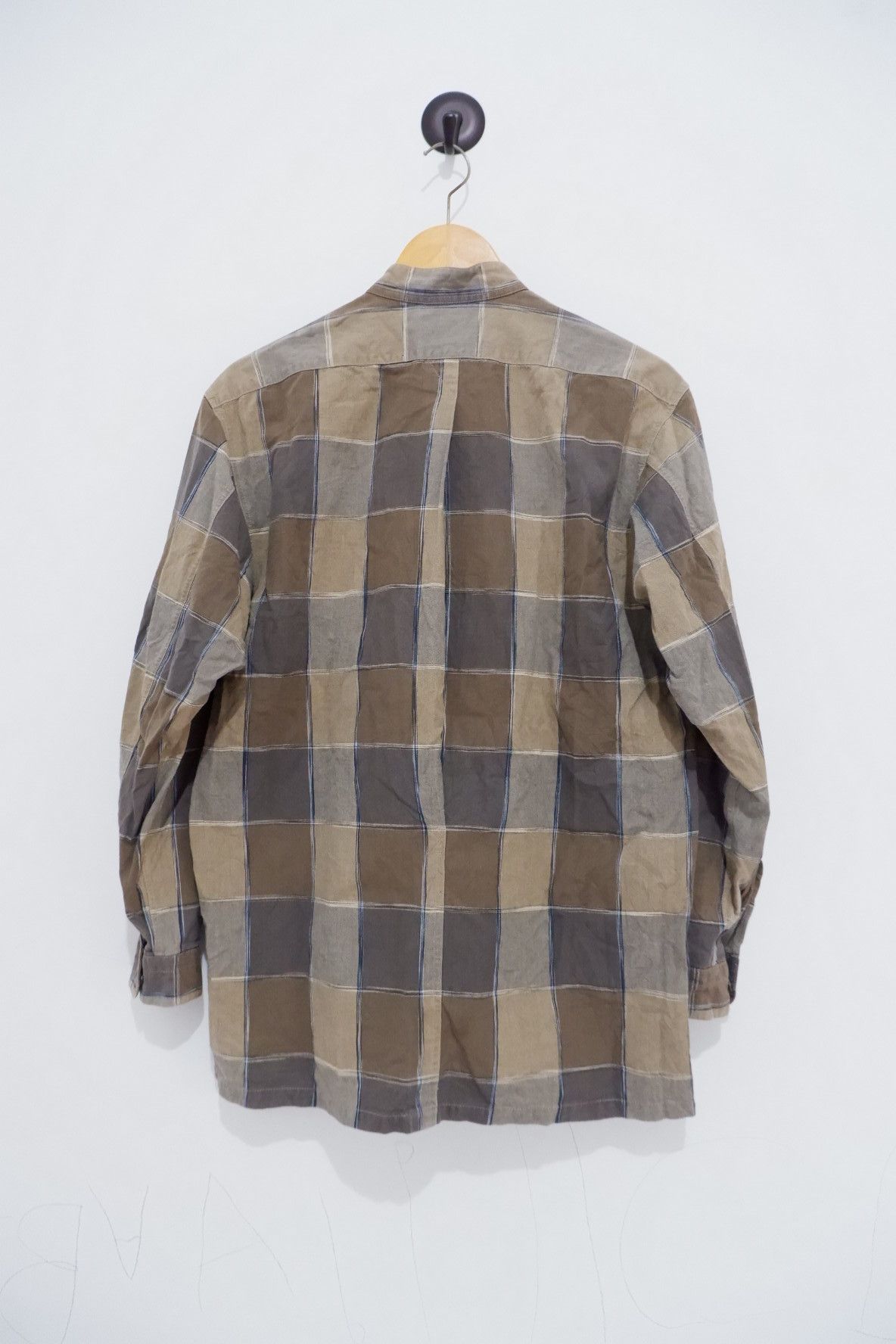 Issey Miyake Vintage Issey Miyake Mandarin Collar Shirt Size US M / EU 48-50 / 2 - 2 Thumbnail