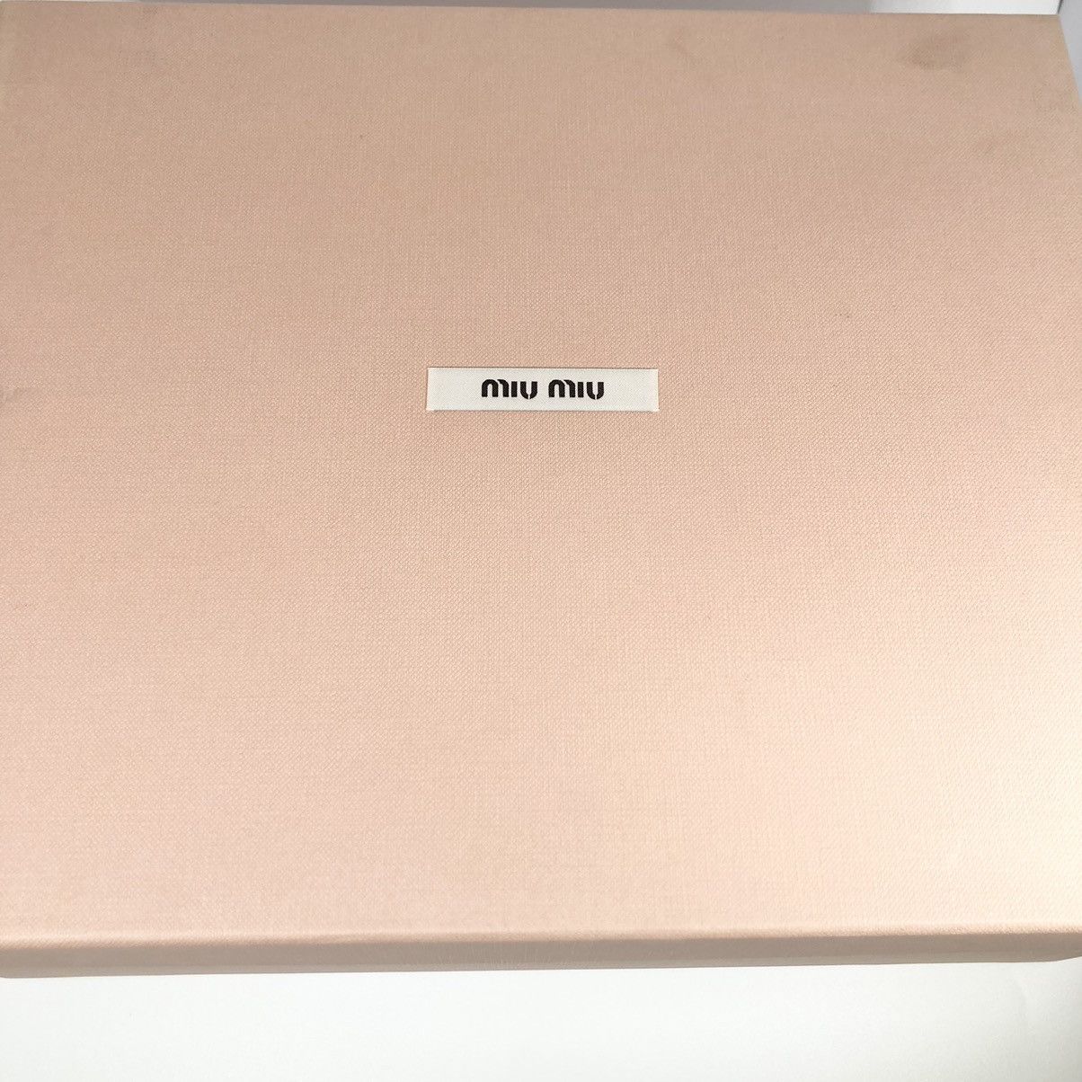 Miu Miu New Miu Miu Black Bow Perspex Heel Platform Sandal 38EU Size US 8 / IT 38 - 9 Thumbnail