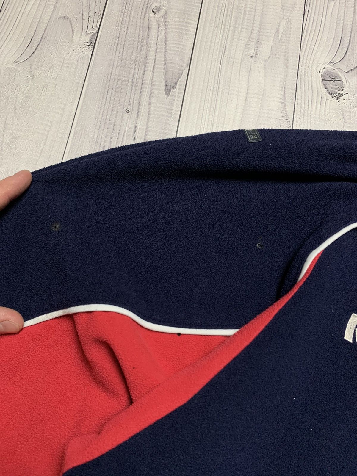 Reebok × Vintage Vintage Liverpool fleece hoodie jacket Reebok big logo rare Size US L / EU 52-54 / 3 - 12 Thumbnail