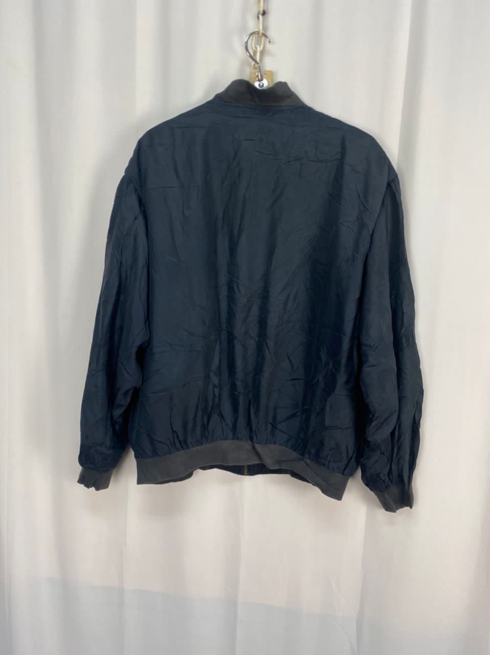 Japanese Brand Pure silk zipper bombers jacket by you-cohsilk Size US L / EU 52-54 / 3 - 6 Thumbnail