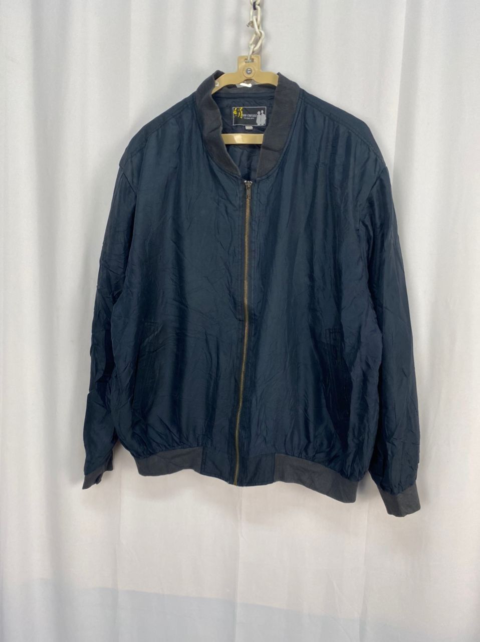 Japanese Brand Pure silk zipper bombers jacket by you-cohsilk Size US L / EU 52-54 / 3 - 5 Thumbnail