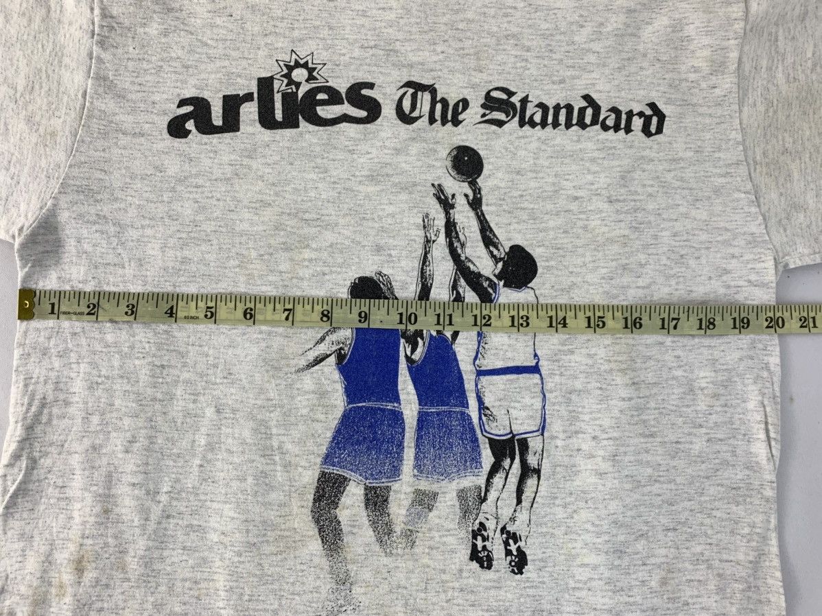 Adidas 90s Adidas Arlies The Standard Basketball Team Big Logo Tee Size US M / EU 48-50 / 2 - 7 Thumbnail