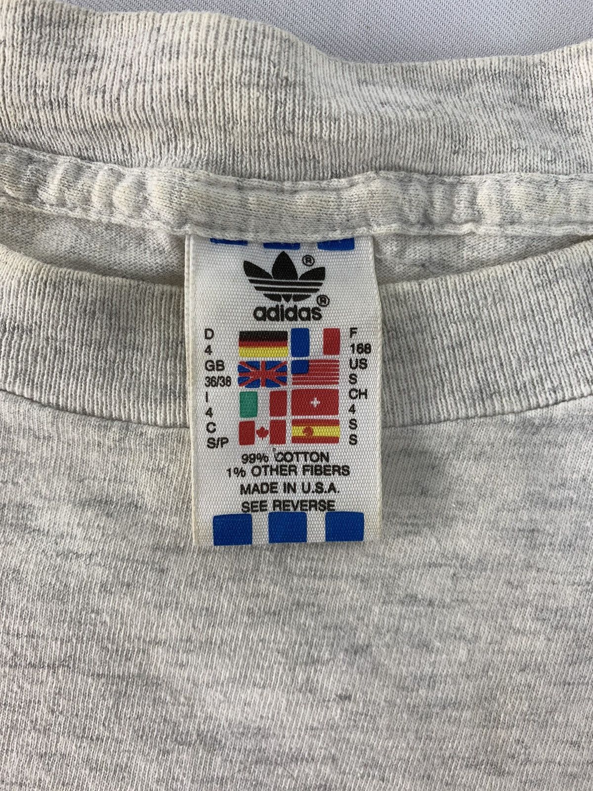 Adidas 90s Adidas Arlies The Standard Basketball Team Big Logo Tee Size US M / EU 48-50 / 2 - 5 Thumbnail