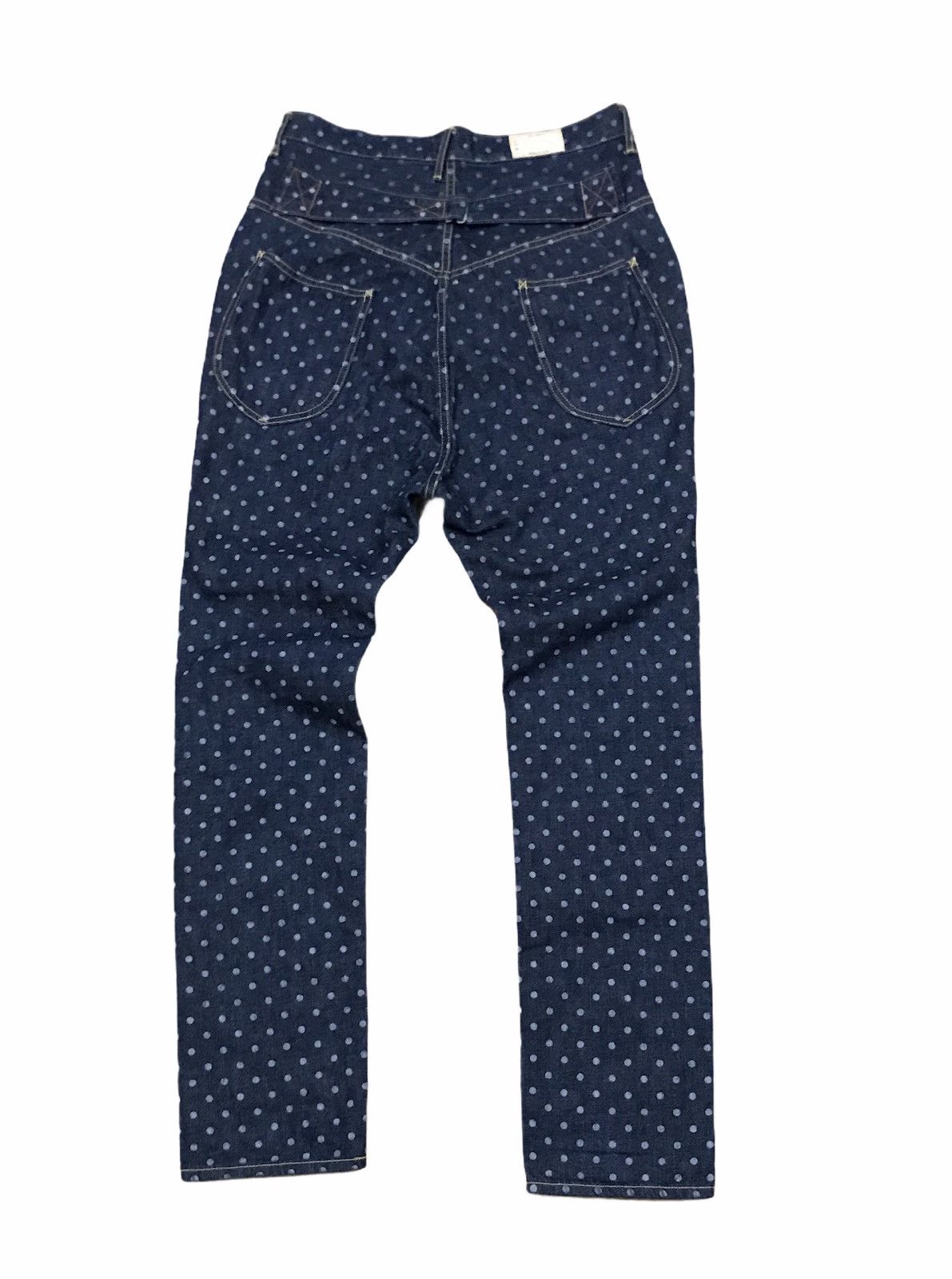 Kapital × Kapital Kountry 🔥Kapital Japan Denim Blue Polkadot Buckle Belt Size US 29 - 3 Thumbnail