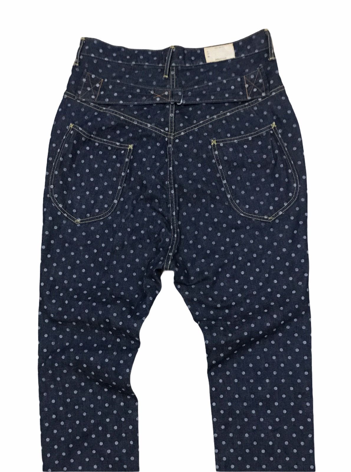 Kapital × Kapital Kountry 🔥Kapital Japan Denim Blue Polkadot Buckle Belt Size US 29 - 5 Thumbnail