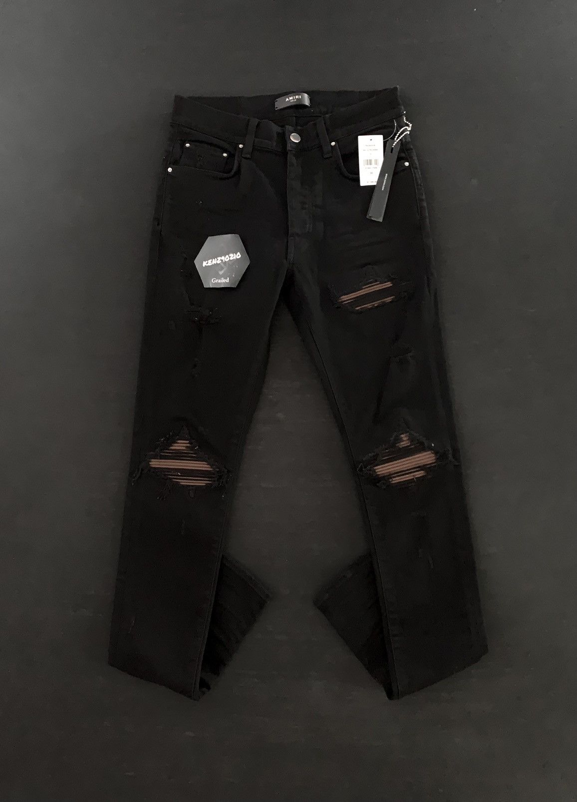 Amiri Amiri Ultra Suede MX1 Denim Jeans Size US 30 / EU 46 - 1 Thumbnail