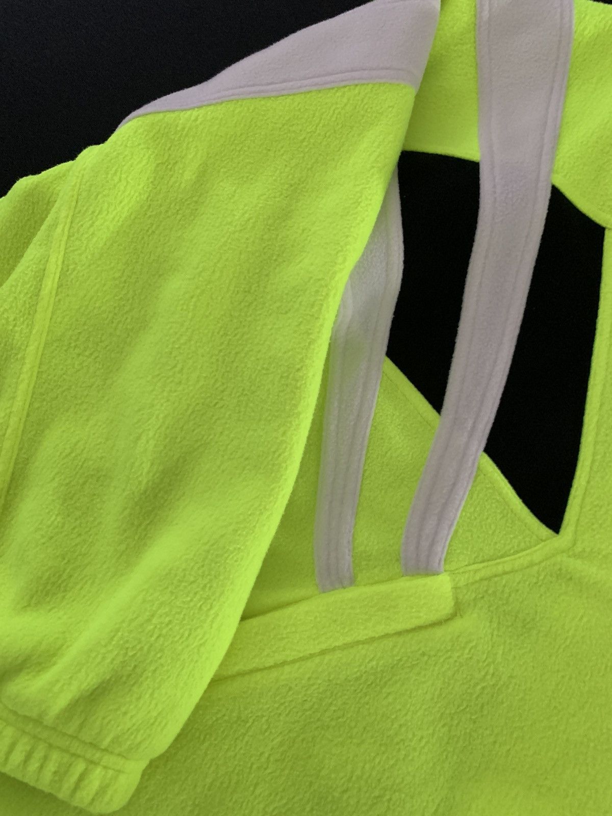 Balenciaga Balenciaga Sporty B Neon Yellow Fleece Tracksuit Jacket Size US XL / EU 56 / 4 - 4 Thumbnail
