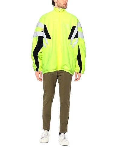 Balenciaga Balenciaga Sporty B Neon Yellow Fleece Tracksuit Jacket Size US XL / EU 56 / 4 - 8 Thumbnail