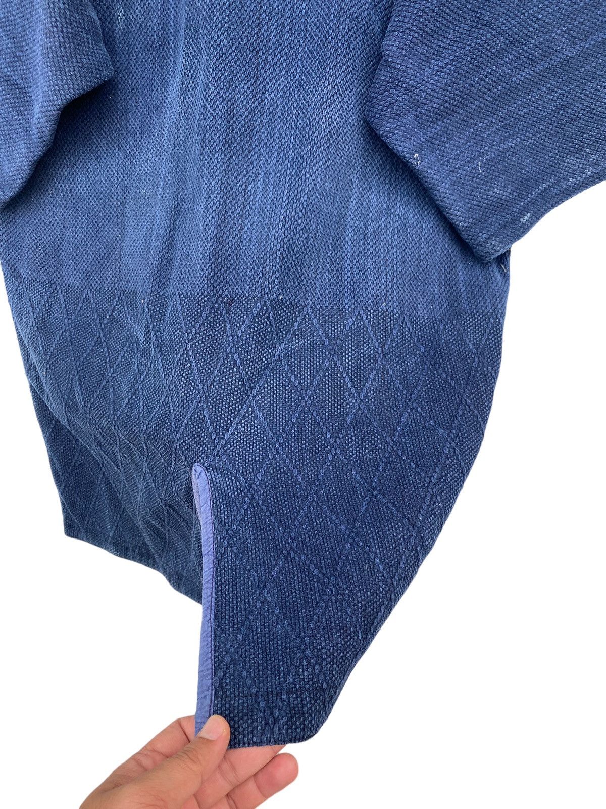 Japanese Brand Vintage Kendogi Sanjuro Indigo Jacket Size US L / EU 52-54 / 3 - 3 Thumbnail