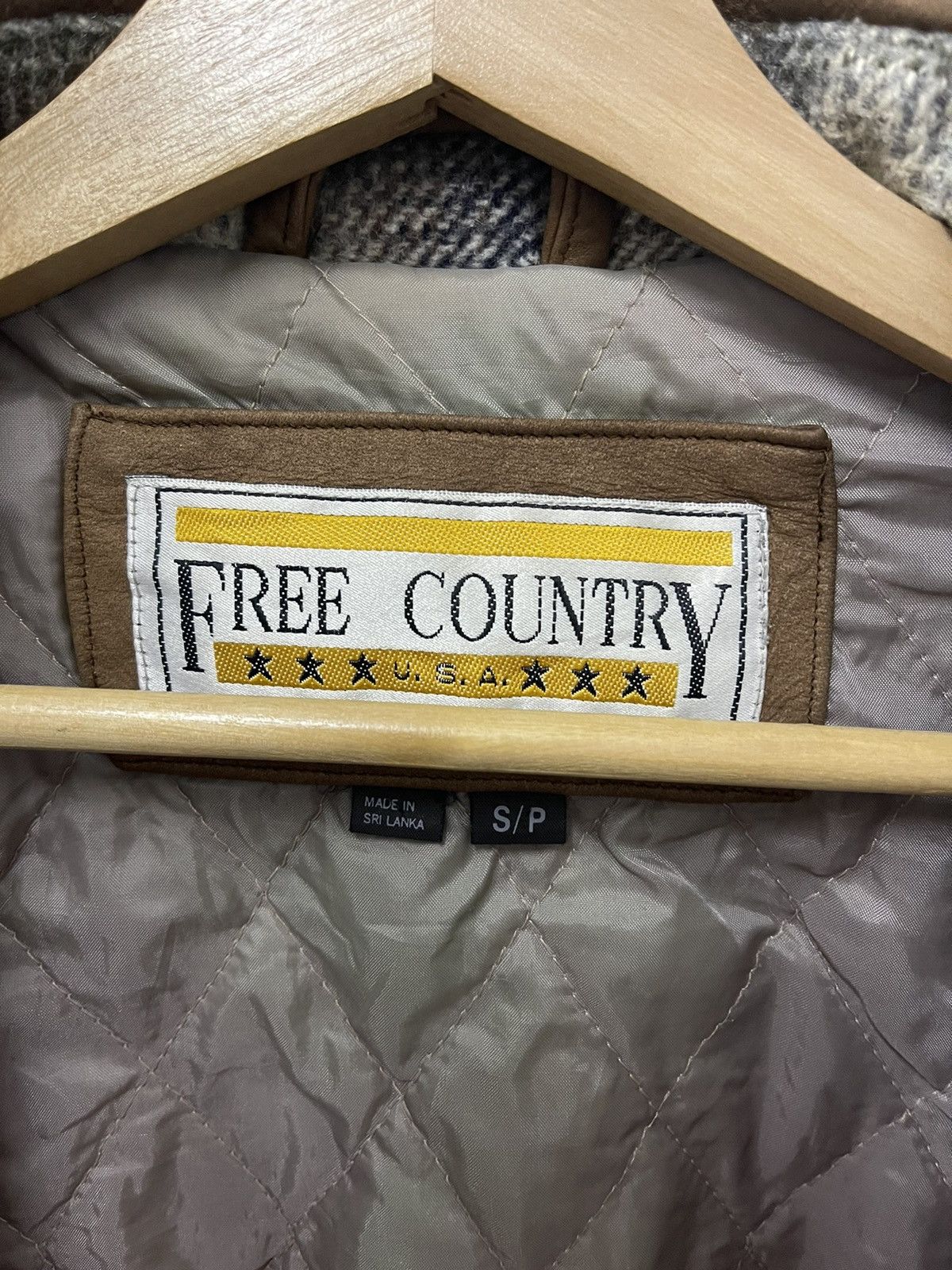 Free Country × Vintage Vintage Free County Plaid Flannel Quilted Line Jacket Size US L / EU 52-54 / 3 - 11 Thumbnail