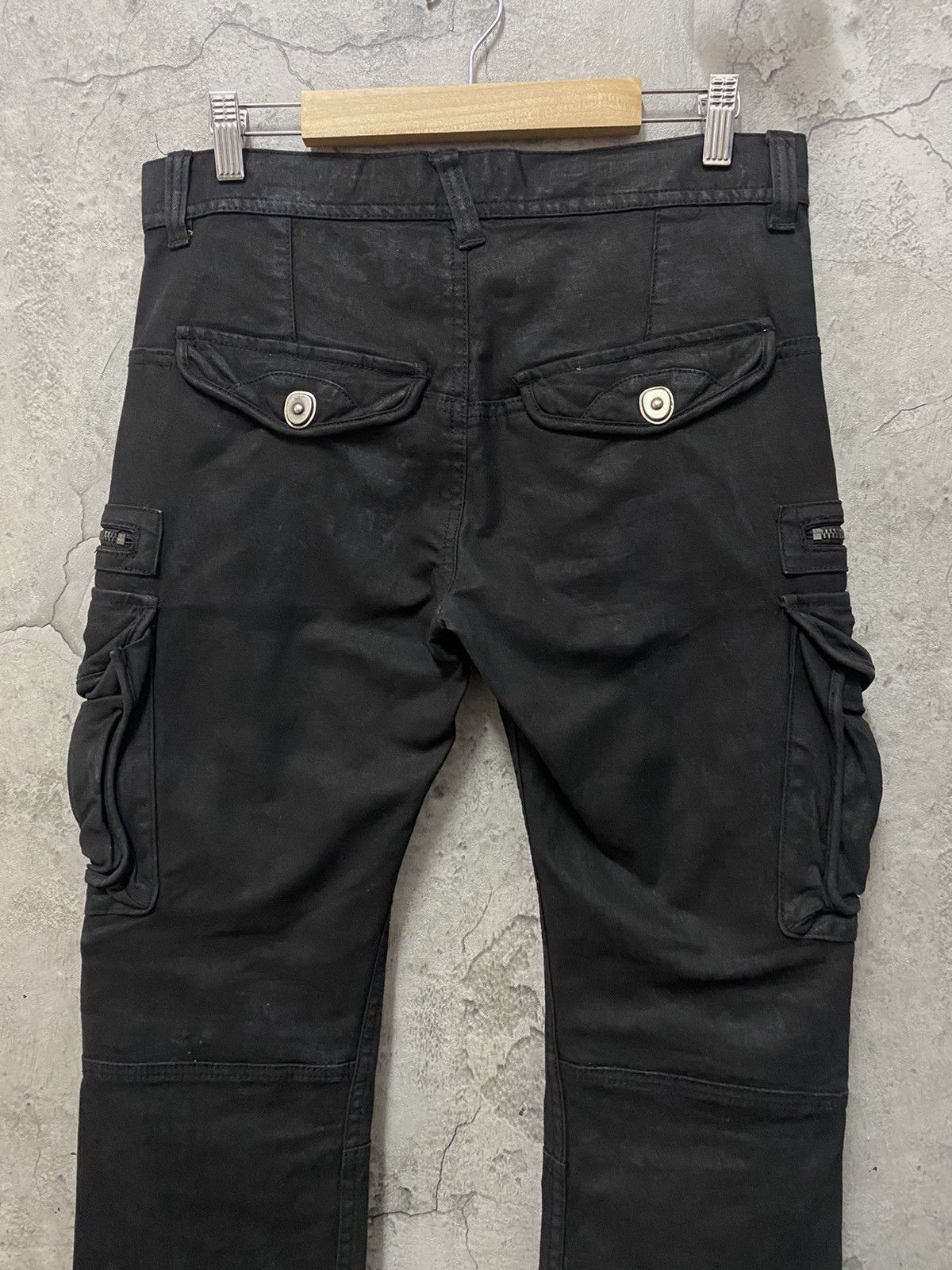 JACKROSE × Japanese Brand × Other SS 09 JackRose Bondage Utility 3D Pocket Waxed Denim Cargo Size US 30 / EU 46 - 15 Thumbnail