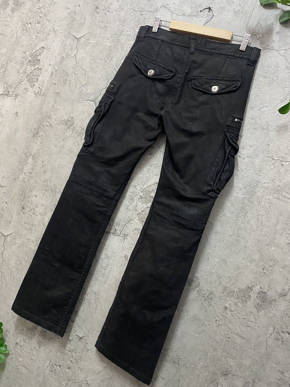 JACKROSE × Japanese Brand × Other SS 09 JackRose Bondage Utility 3D Pocket Waxed Denim Cargo Size US 30 / EU 46 - 14 Thumbnail