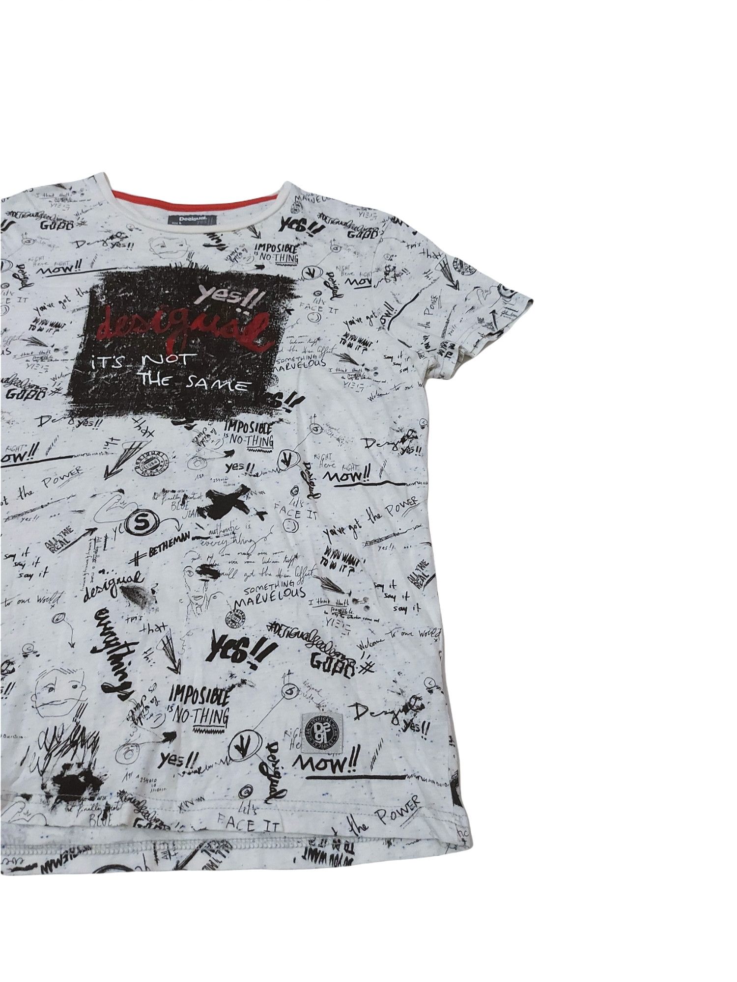 Art Comes First × Designer × Desigual RARE! DESIGUAL DESIGNER ART "DESIGUAL IT'S NOT THE SAME" Size US L / EU 52-54 / 3 - 3 Thumbnail