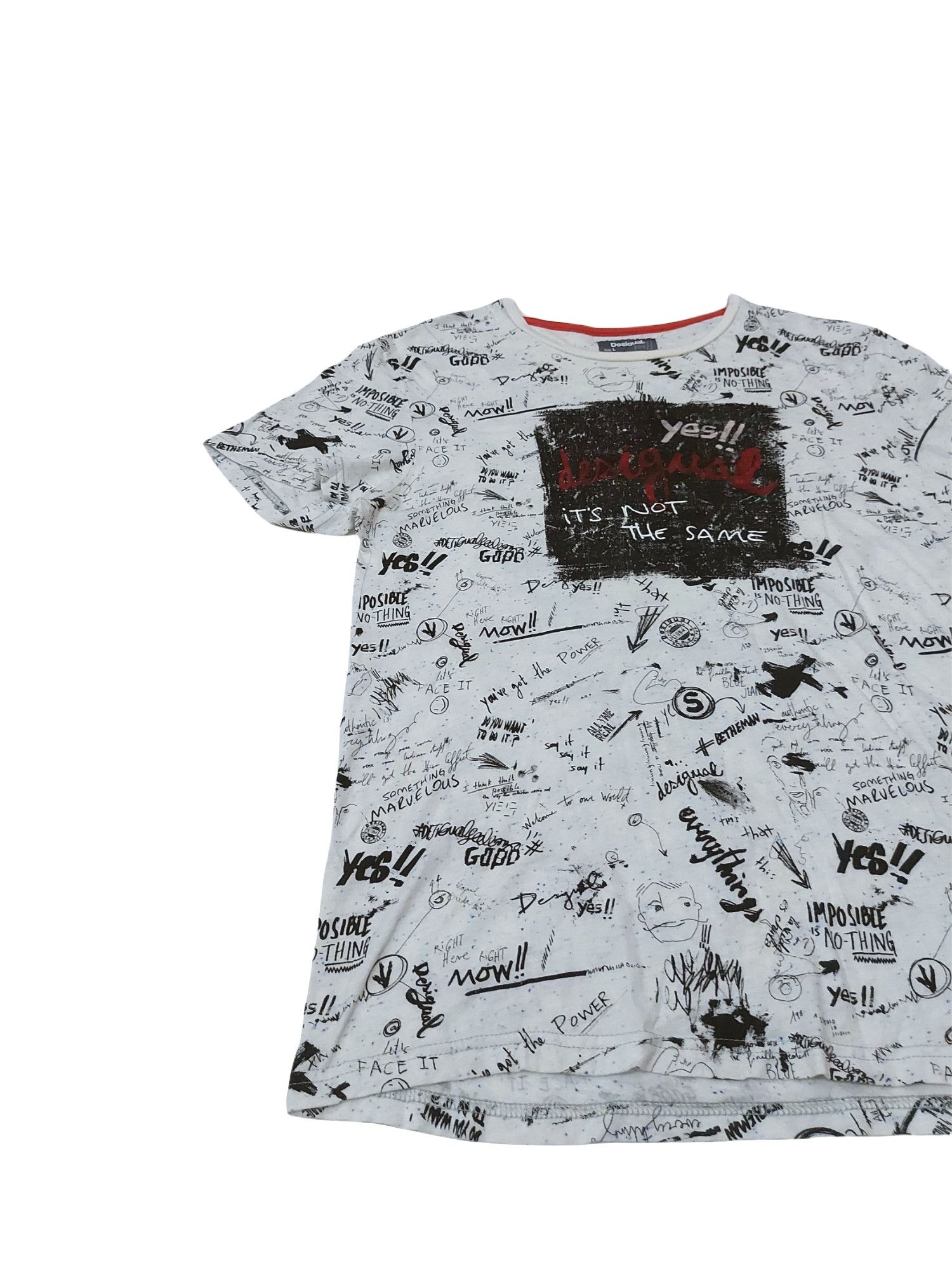 Art Comes First × Designer × Desigual RARE! DESIGUAL DESIGNER ART "DESIGUAL IT'S NOT THE SAME" Size US L / EU 52-54 / 3 - 4 Thumbnail