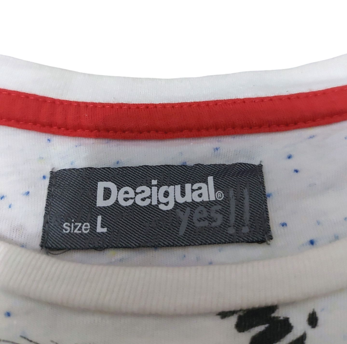 Art Comes First × Designer × Desigual RARE! DESIGUAL DESIGNER ART "DESIGUAL IT'S NOT THE SAME" Size US L / EU 52-54 / 3 - 8 Thumbnail