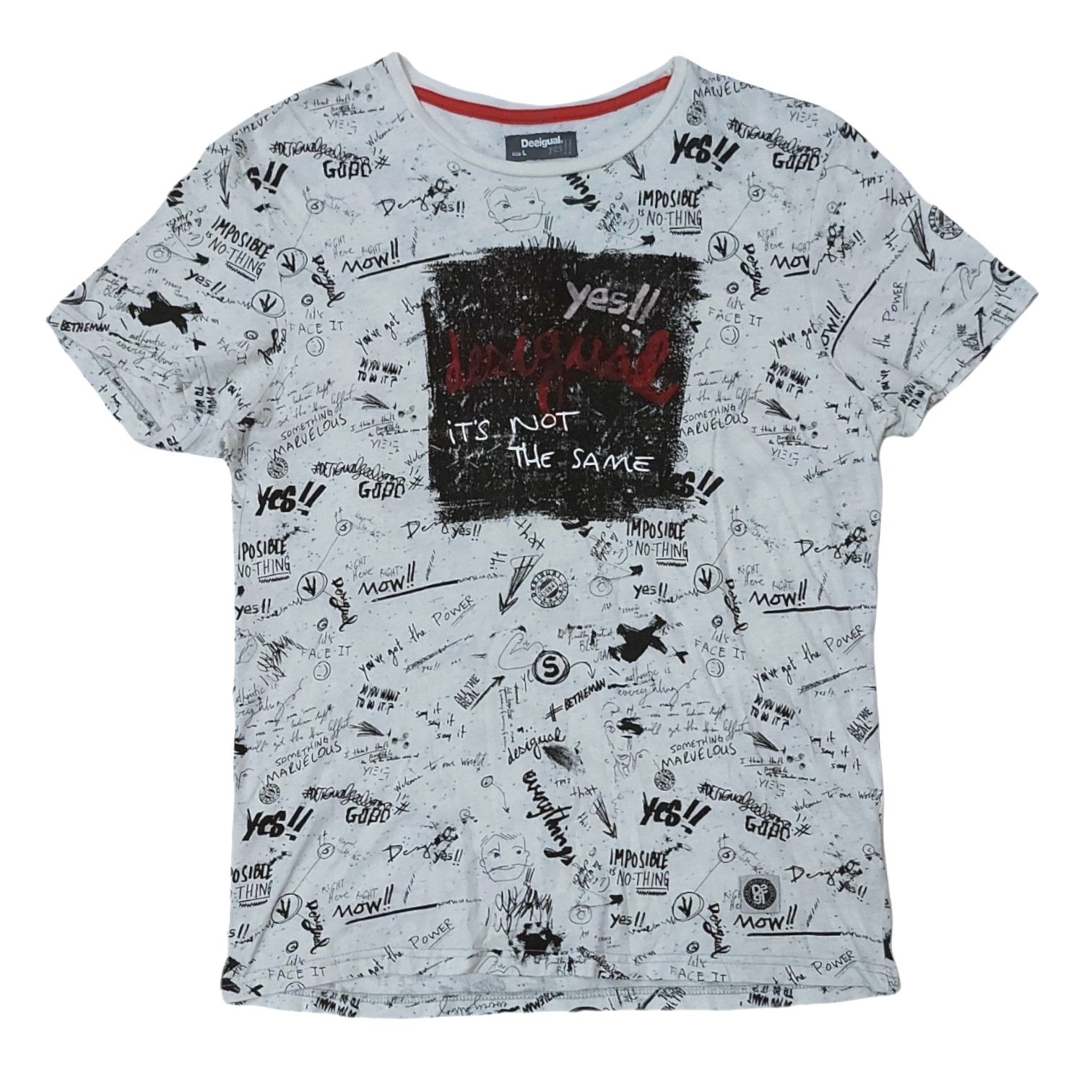 Art Comes First × Designer × Desigual RARE! DESIGUAL DESIGNER ART "DESIGUAL IT'S NOT THE SAME" Size US L / EU 52-54 / 3 - 1 Thumbnail
