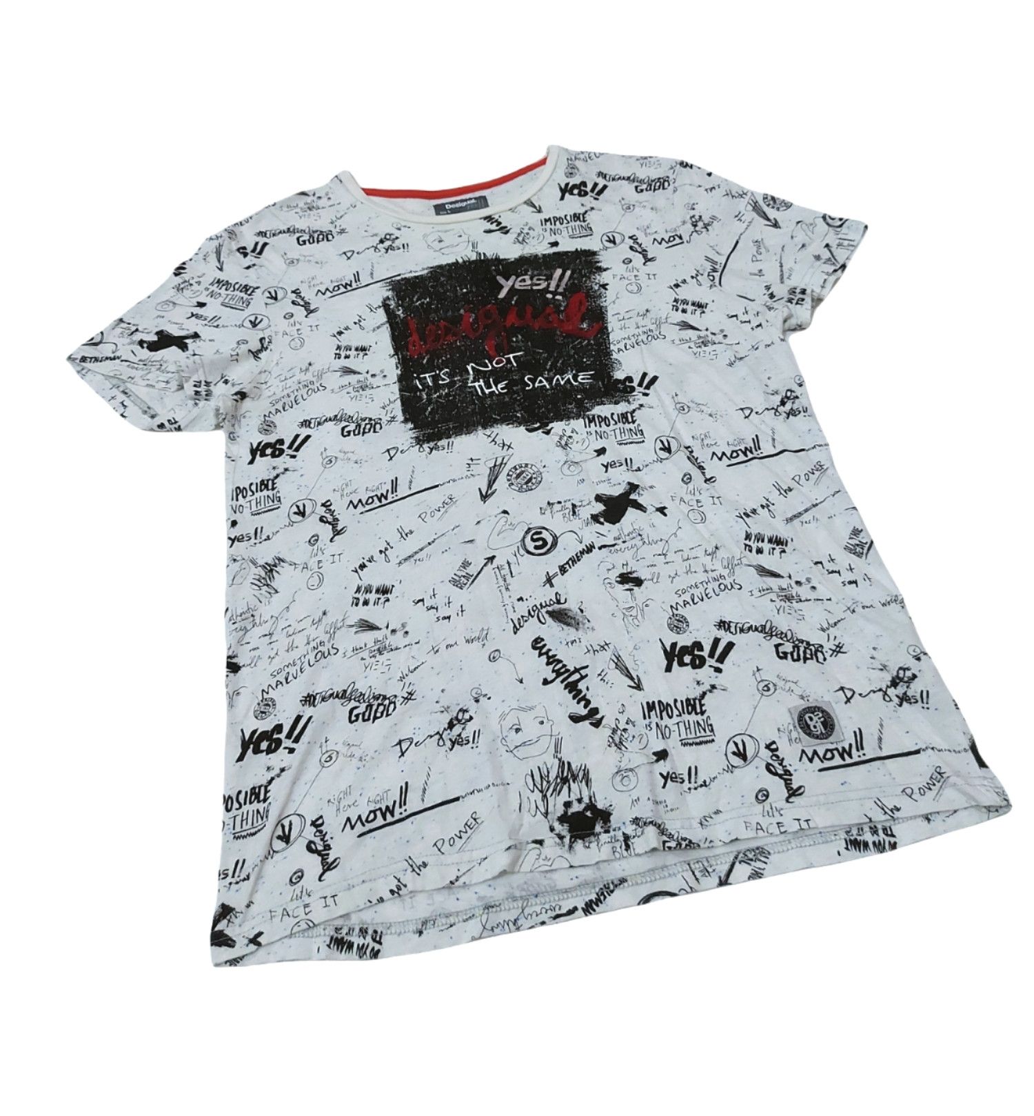 Art Comes First × Designer × Desigual RARE! DESIGUAL DESIGNER ART "DESIGUAL IT'S NOT THE SAME" Size US L / EU 52-54 / 3 - 5 Thumbnail