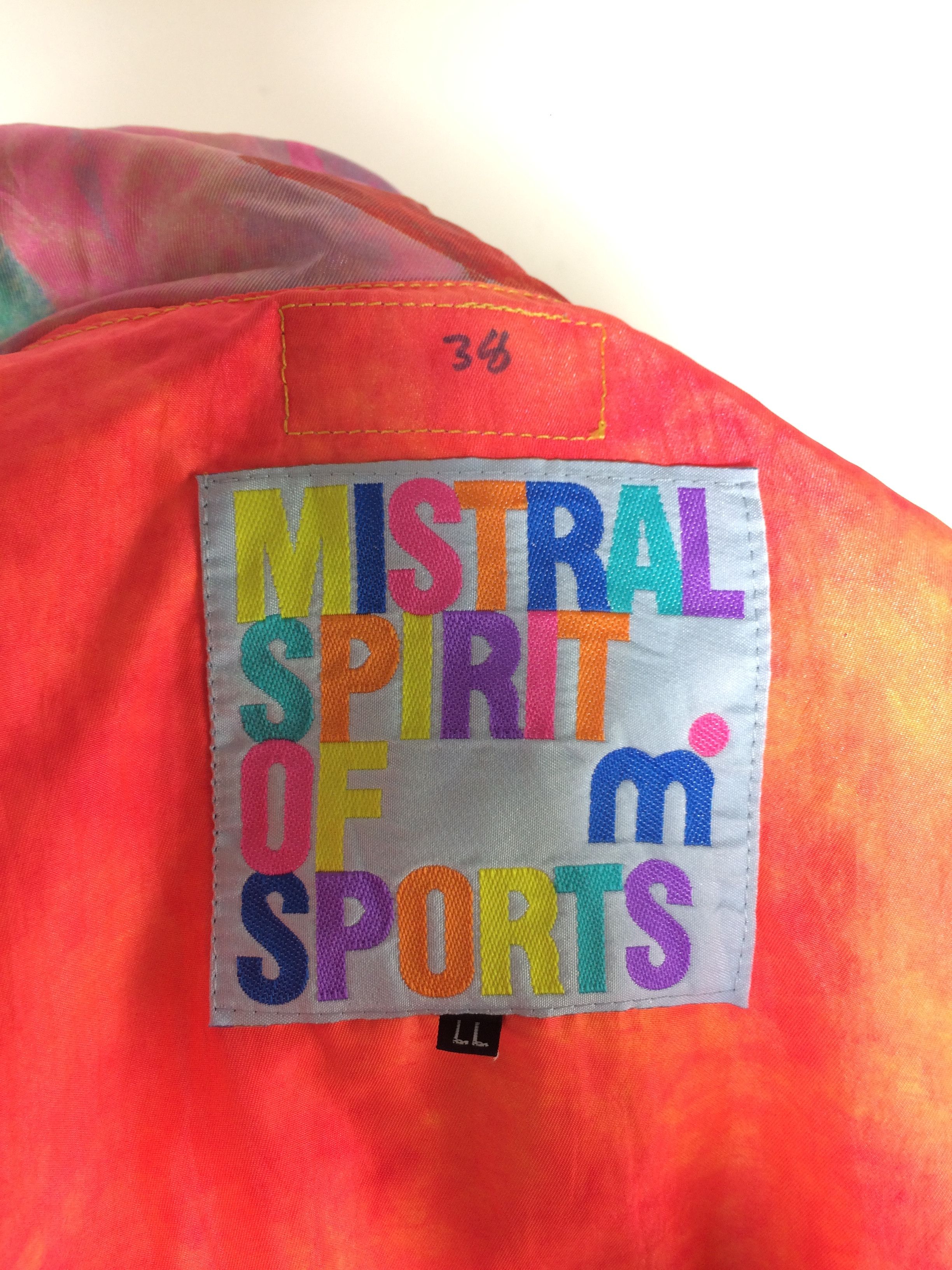 Vintage Vintage Mistral Skiwear Bombers Jacket Size US L / EU 52-54 / 3 - 11 Thumbnail