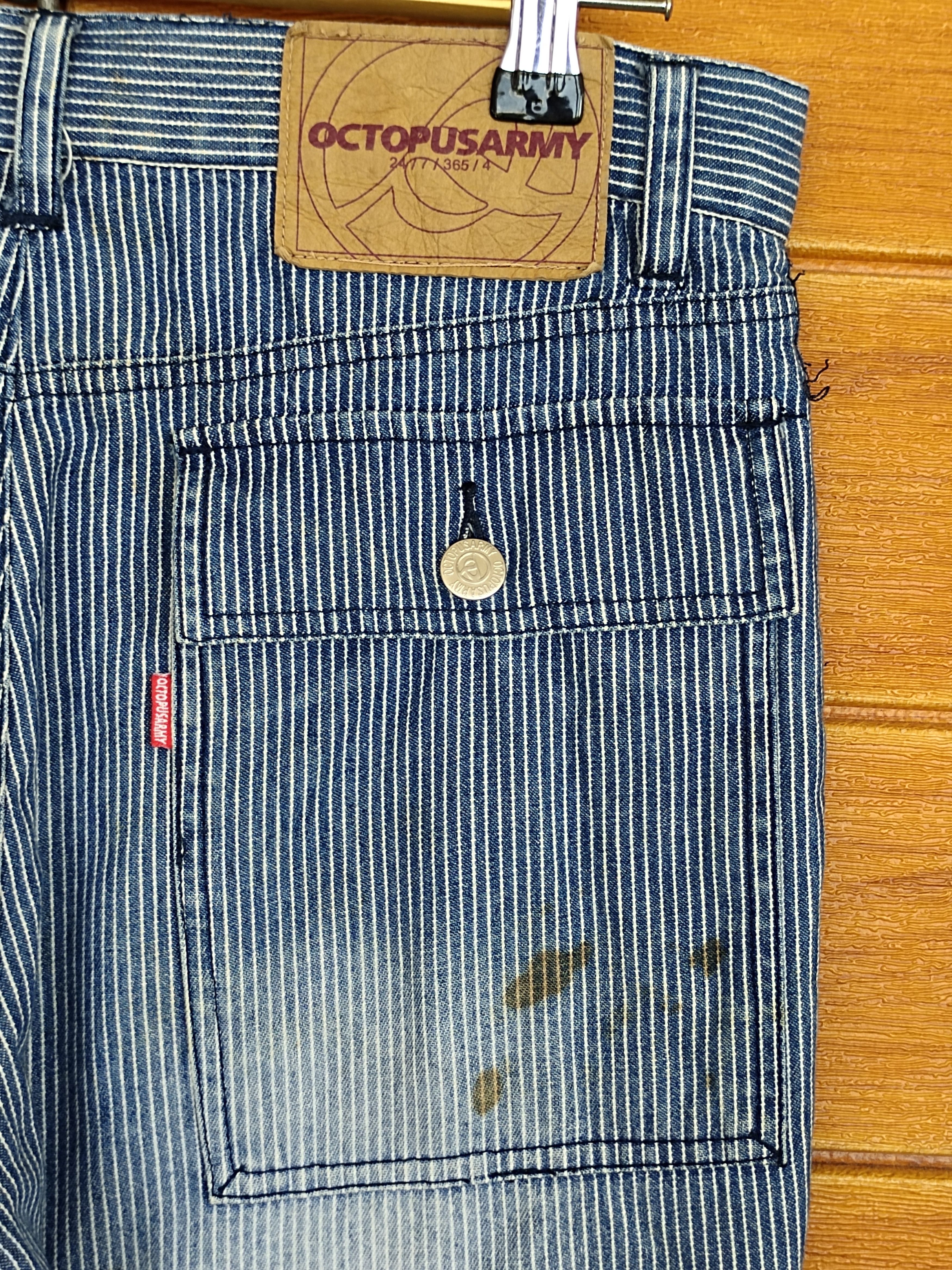 Japanese Brand Octopus Army Hickory Denim Bush Pants Size US 29 - 14 Thumbnail