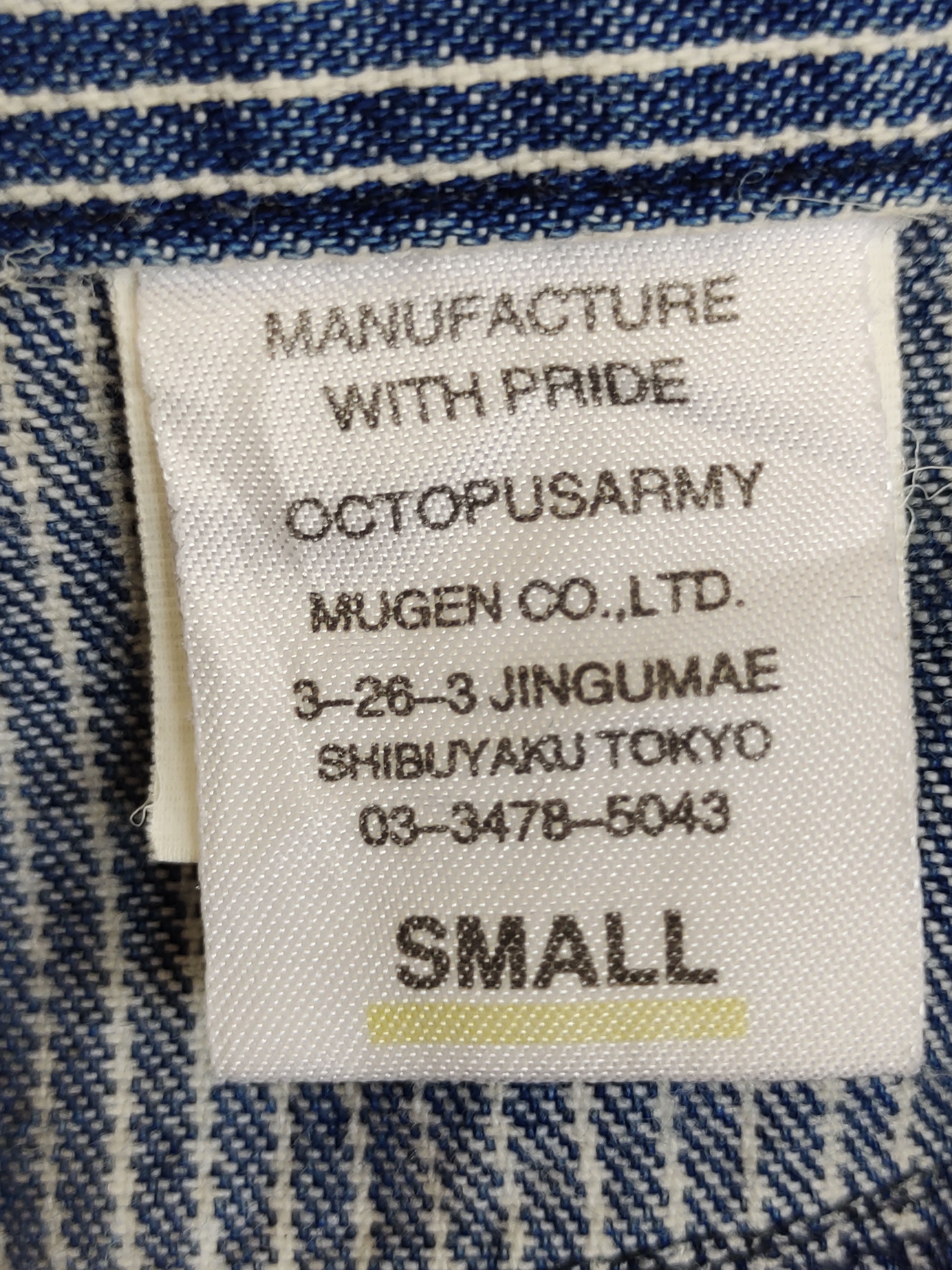 Japanese Brand Octopus Army Hickory Denim Bush Pants Size US 29 - 23 Thumbnail
