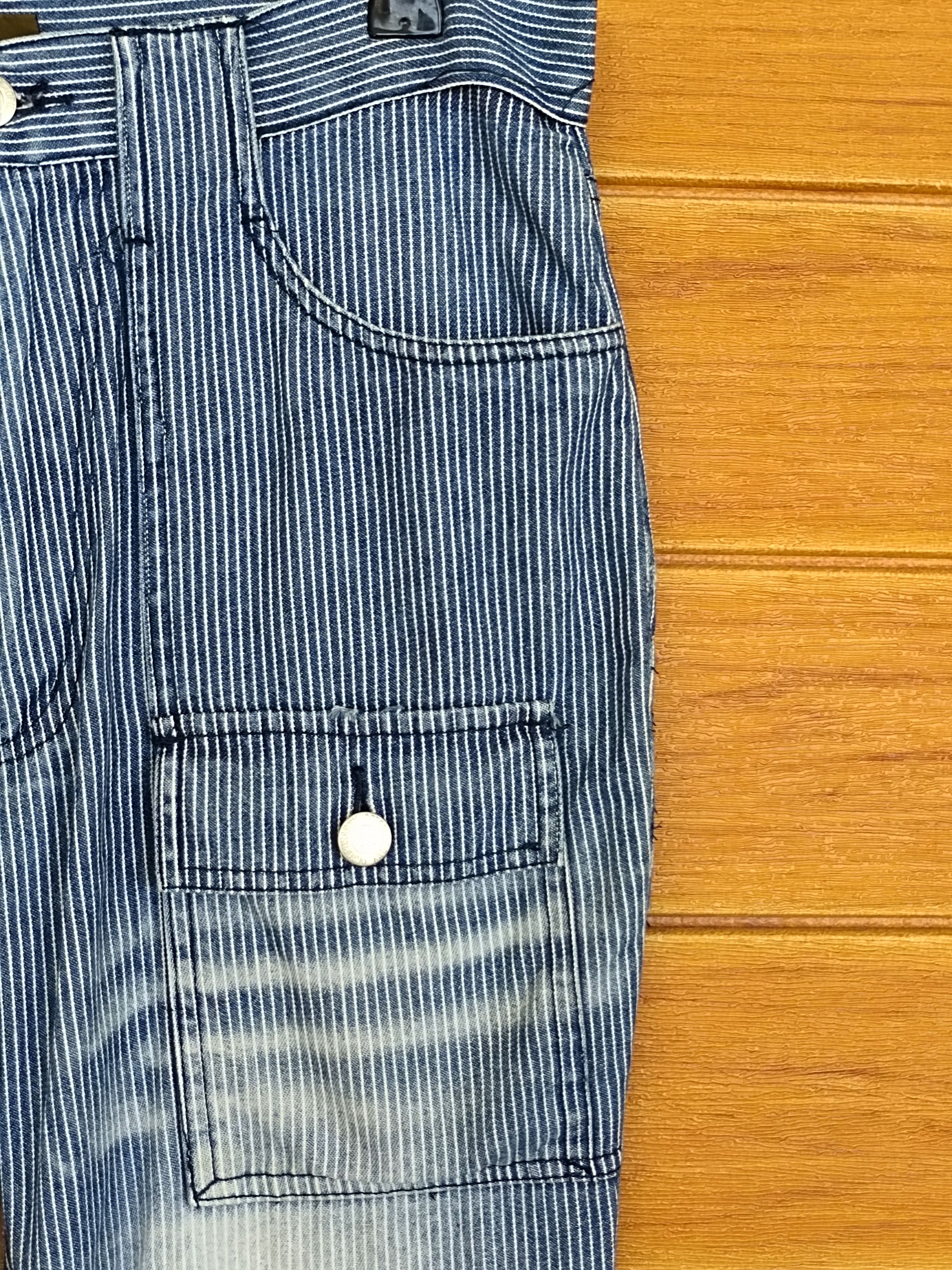 Japanese Brand Octopus Army Hickory Denim Bush Pants Size US 29 - 4 Thumbnail
