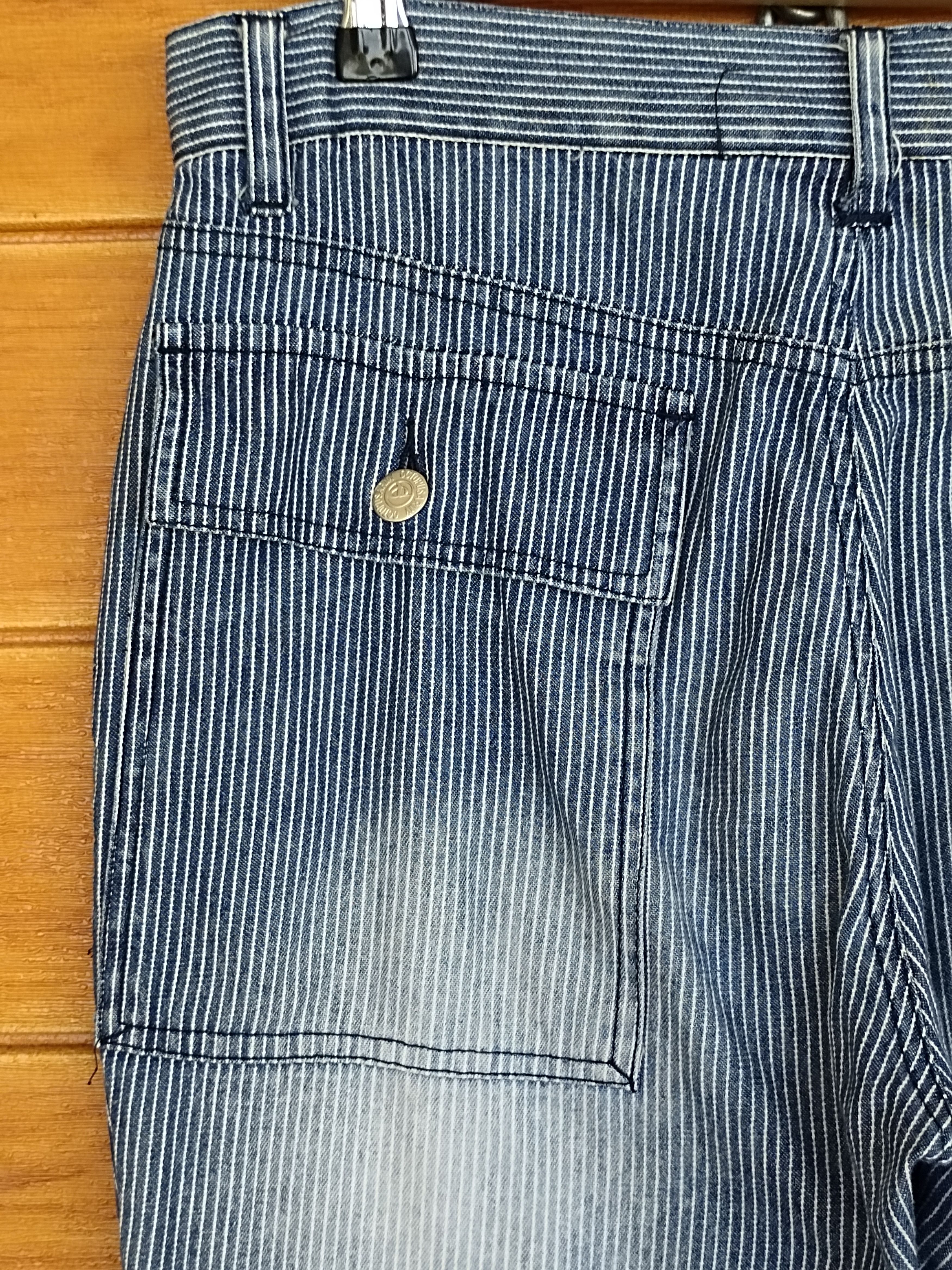 Japanese Brand Octopus Army Hickory Denim Bush Pants Size US 29 - 16 Thumbnail