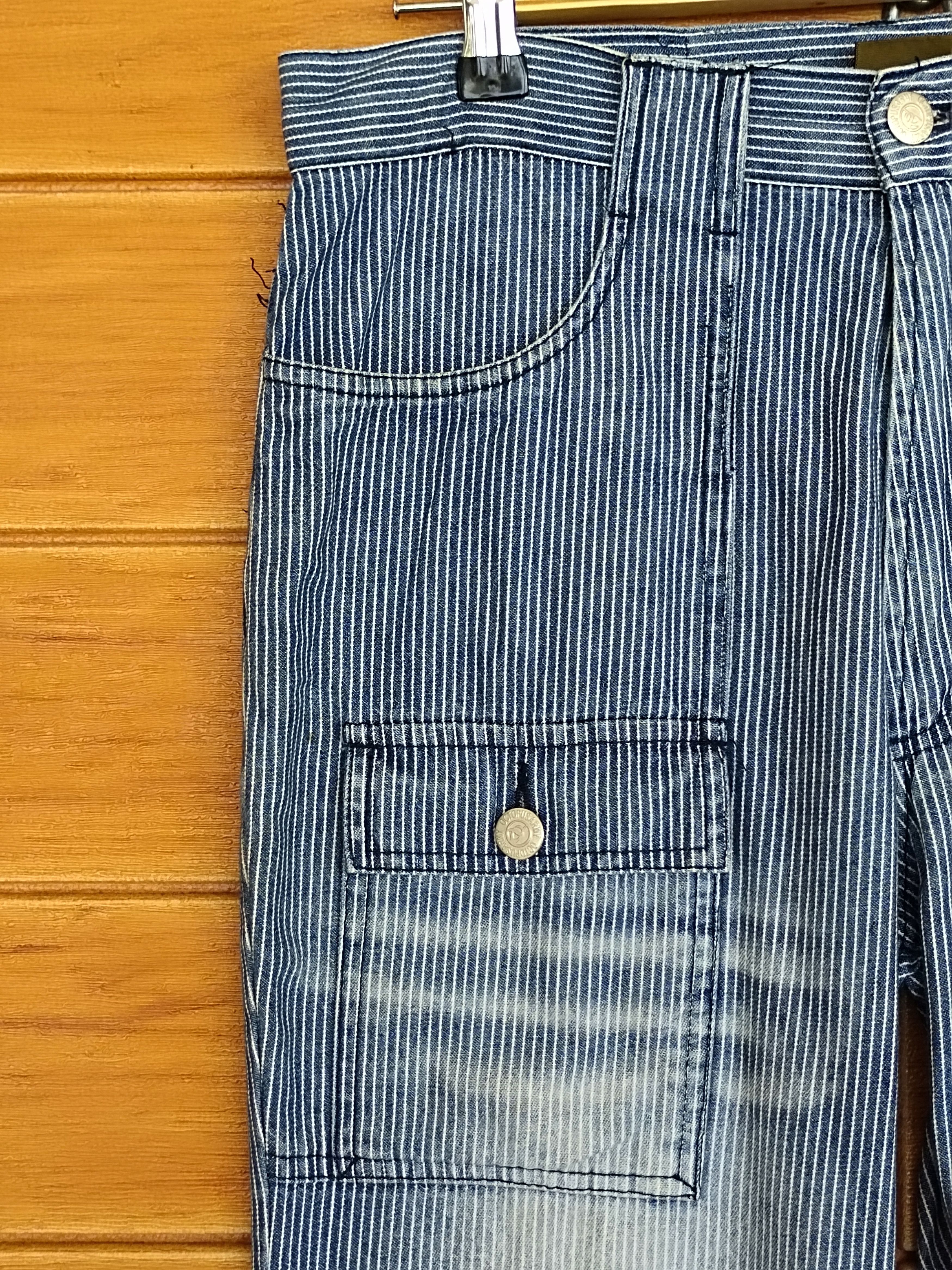 Japanese Brand Octopus Army Hickory Denim Bush Pants Size US 29 - 5 Thumbnail