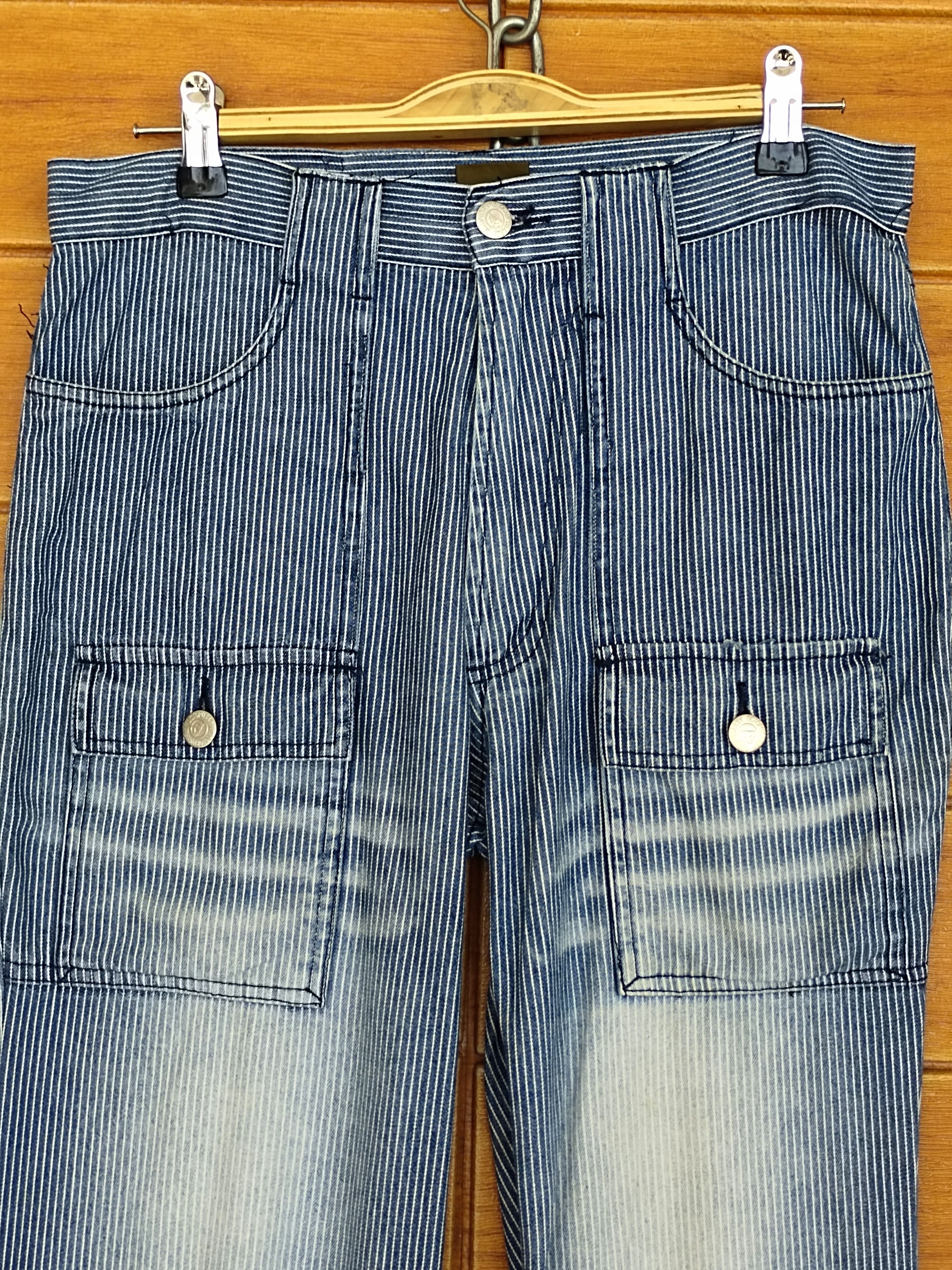 Japanese Brand Octopus Army Hickory Denim Bush Pants Size US 29 - 3 Thumbnail