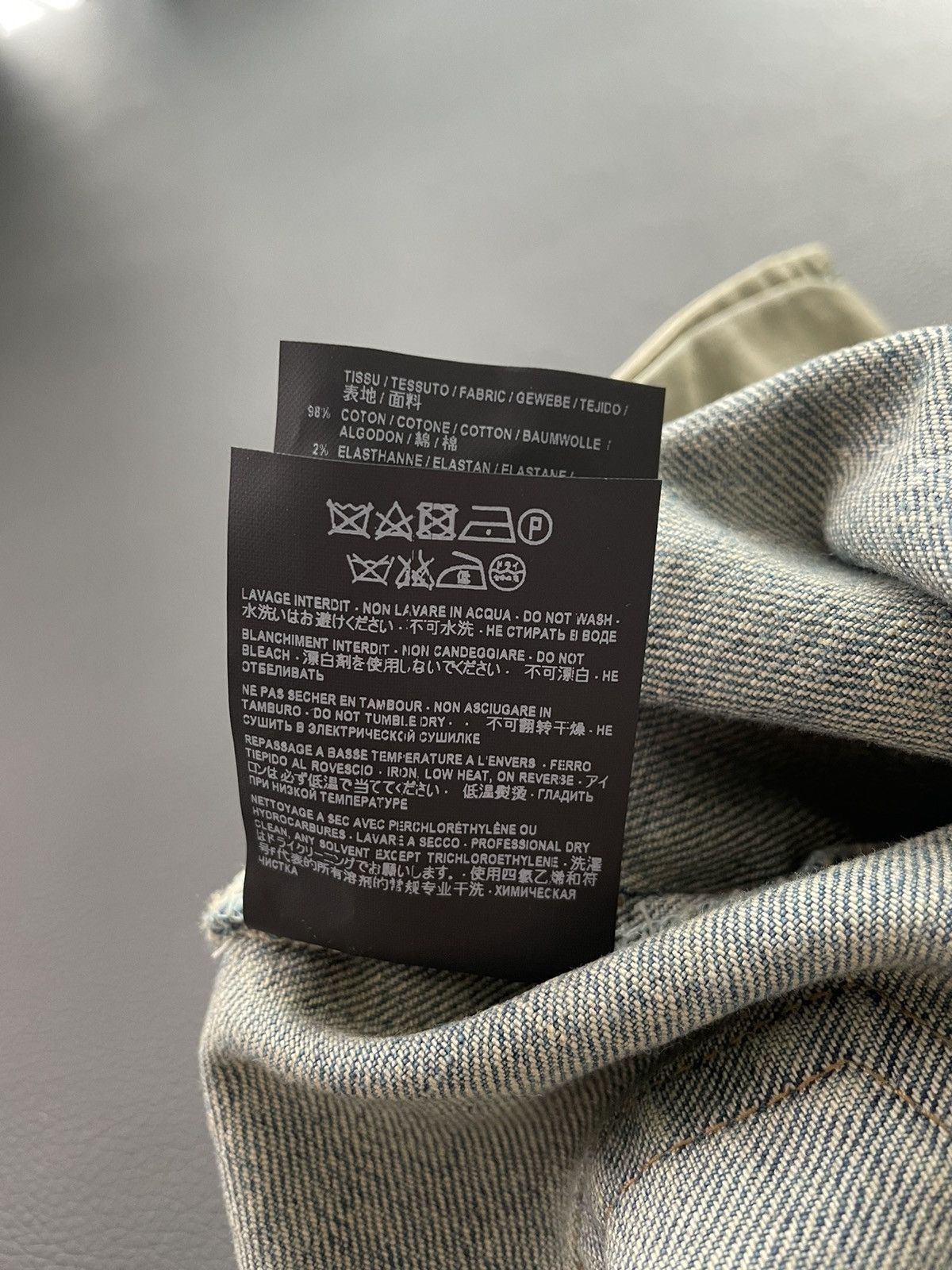 Saint Laurent Paris NEW Extremely Rare Sold Out Brand NEW Hedi Trash Crash Denim Size US 28 / EU 44 - 15 Thumbnail