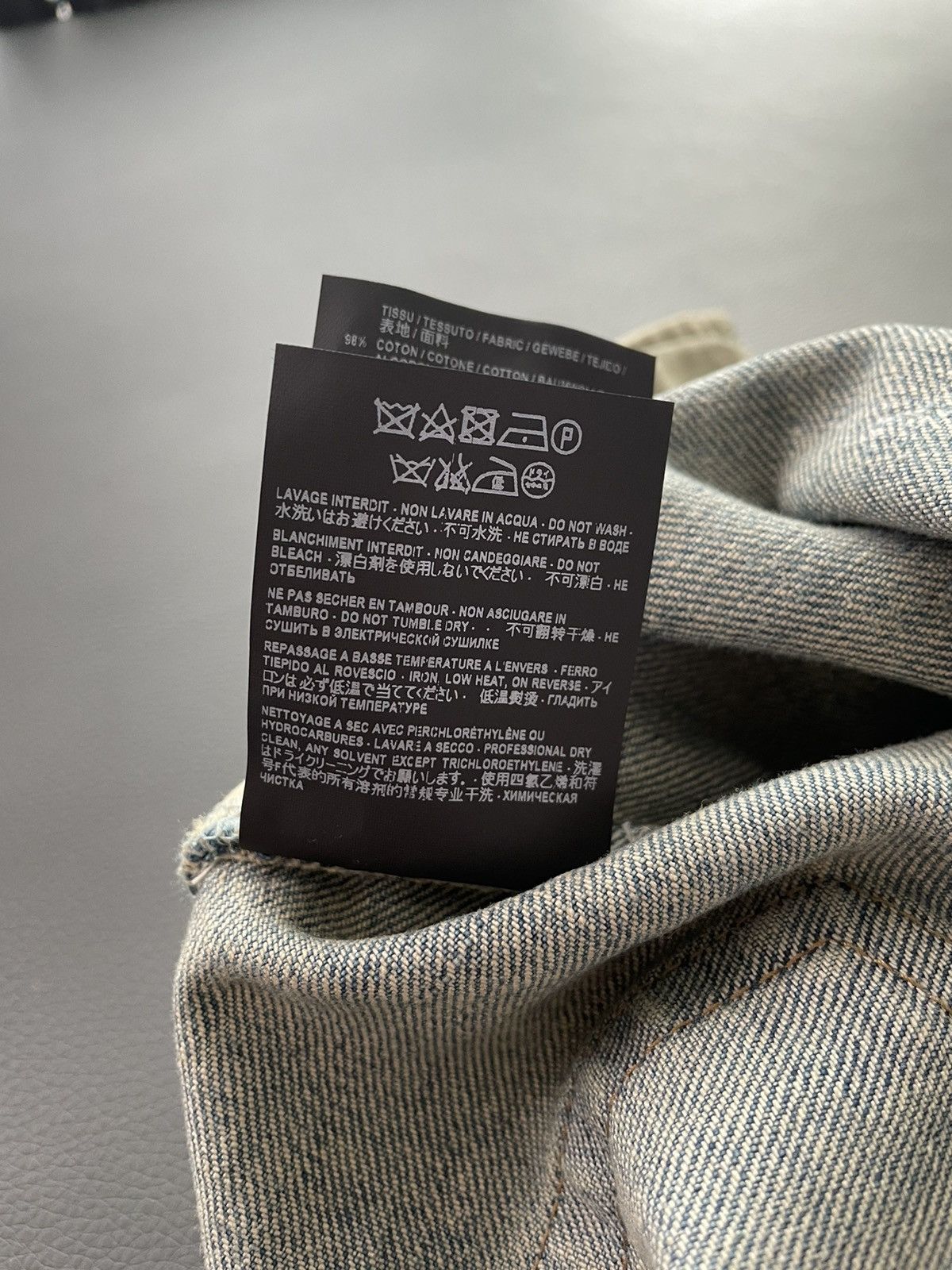 Saint Laurent Paris NEW Extremely Rare Sold Out Brand NEW Hedi Trash Crash Denim Size US 28 / EU 44 - 14 Thumbnail