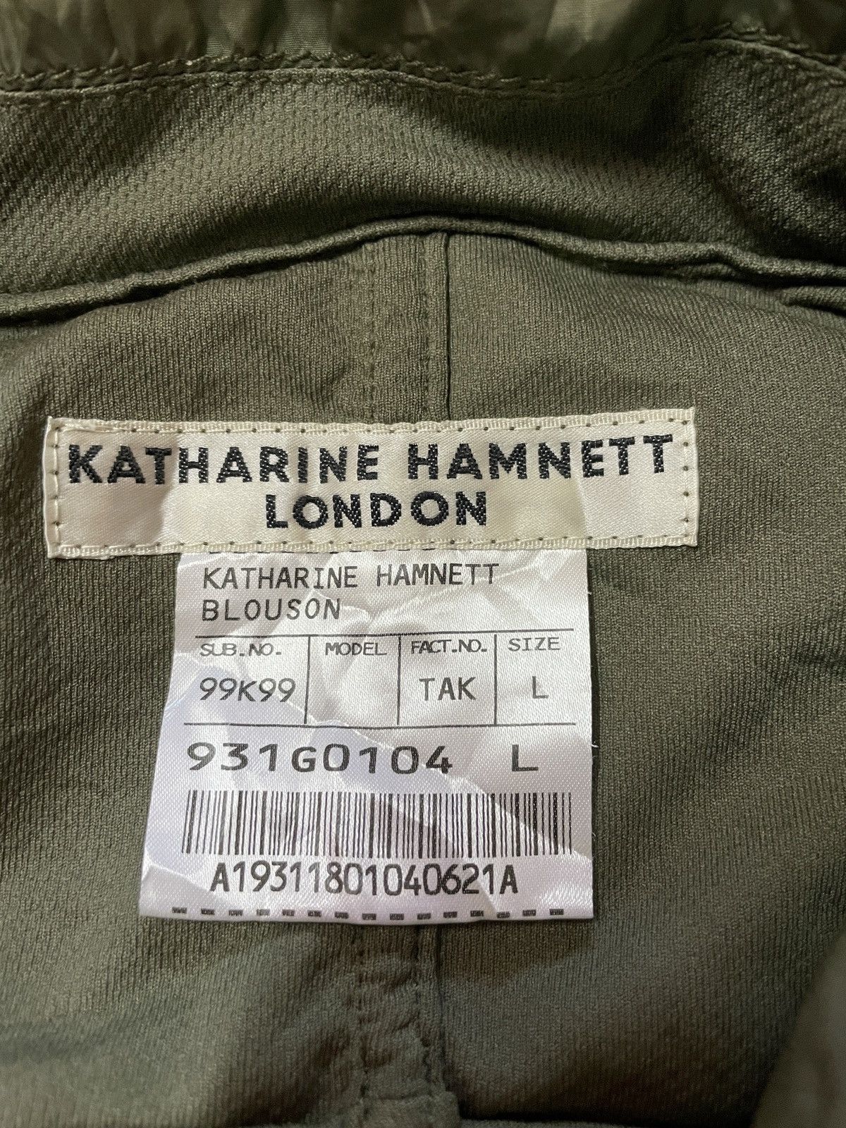 Katharine Hamnett London Katherine Hamnett London collection Military jacket tactical Size US S / EU 44-46 / 1 - 4 Thumbnail