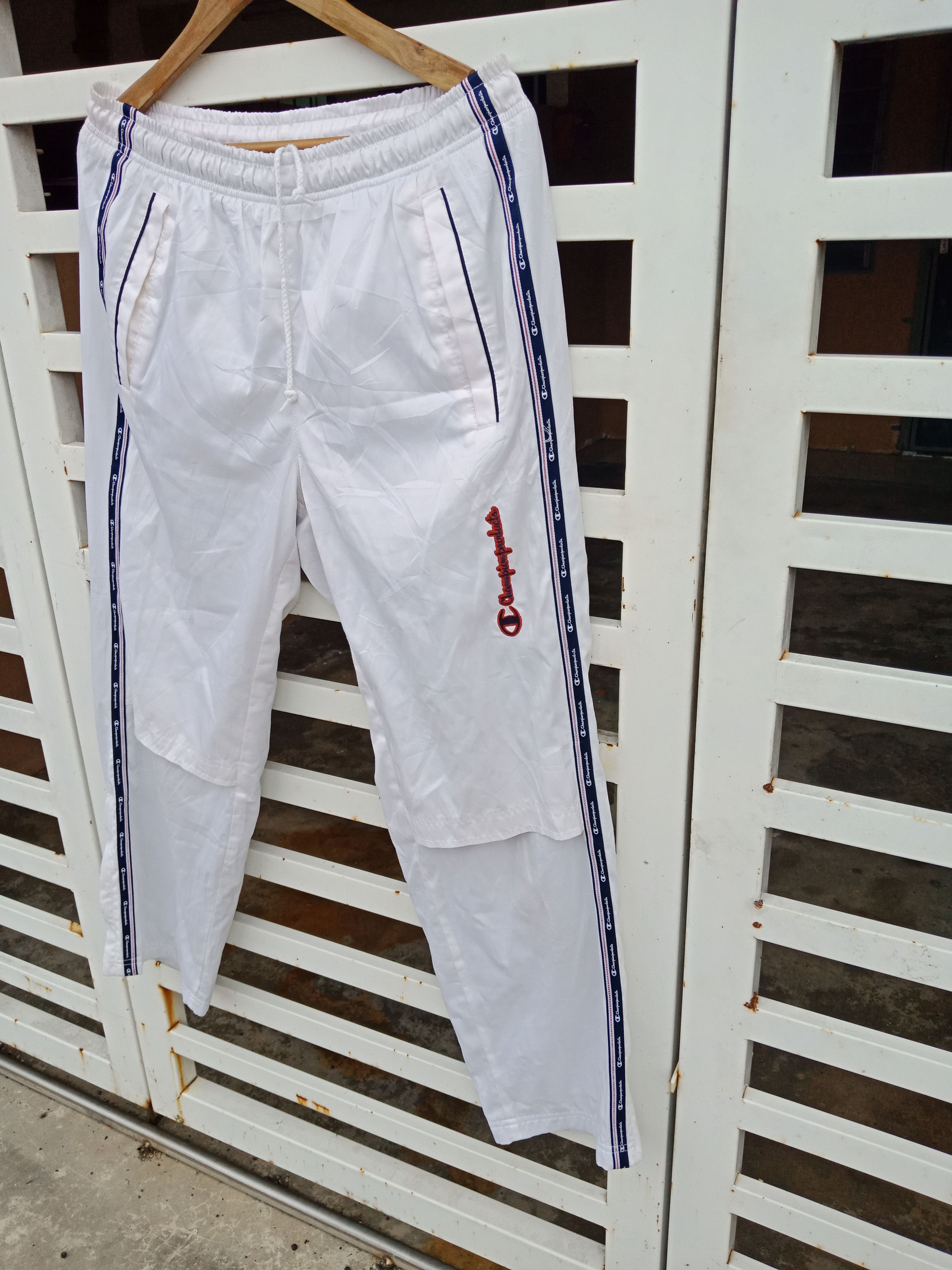 Champion Champion Spell Out Windbreaker Track Pants Size US 31 - 4 Thumbnail