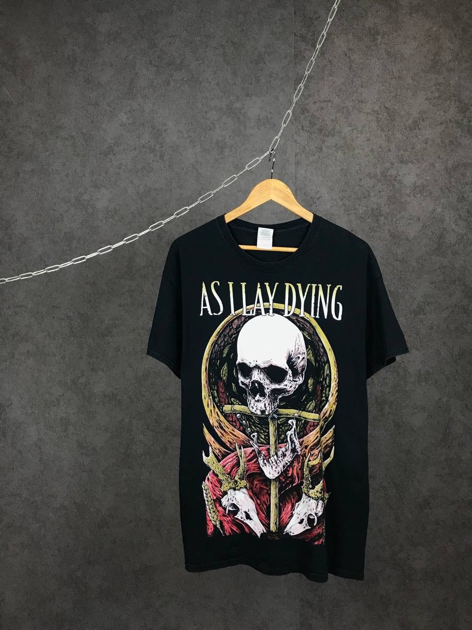 Band Tees × Vintage As I Lay Dying vintage skull rock band tee Size US L / EU 52-54 / 3 - 1 Thumbnail